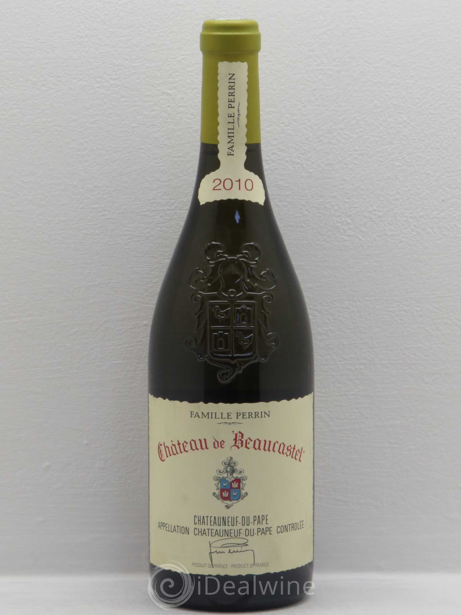 Châteauneuf-du-Pape Château de Beaucastel Famille Perrin 2010 - Lot de 1 bouteille - 0