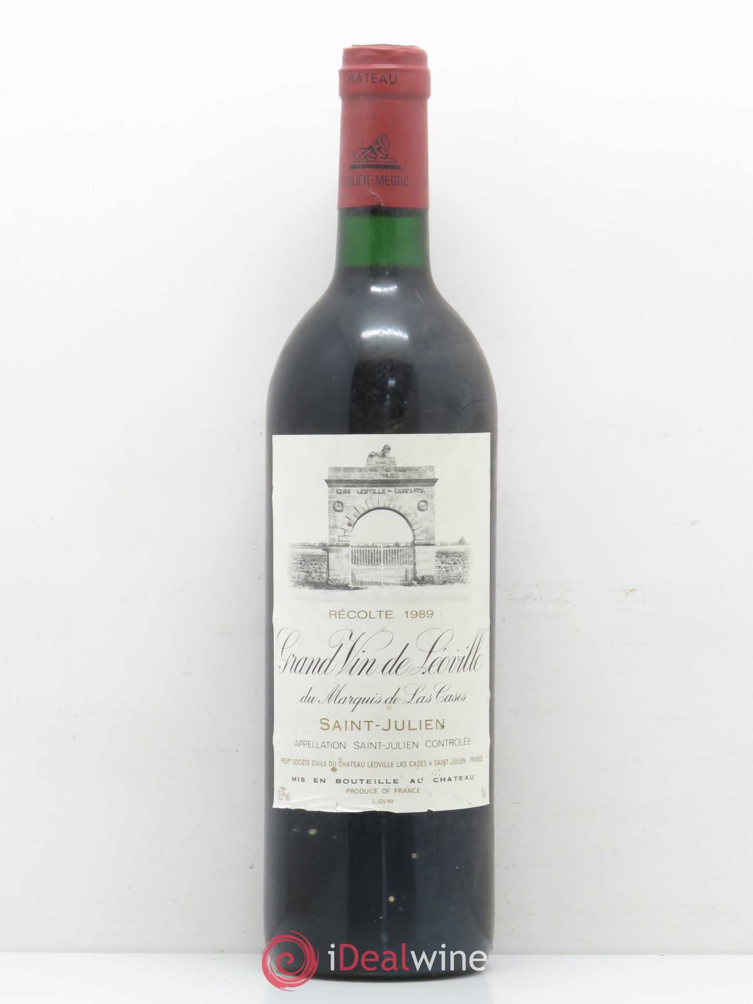 Château Léoville Las Cases 2ème Grand Cru Classé 1989 - Lot de 1 bouteille - 0