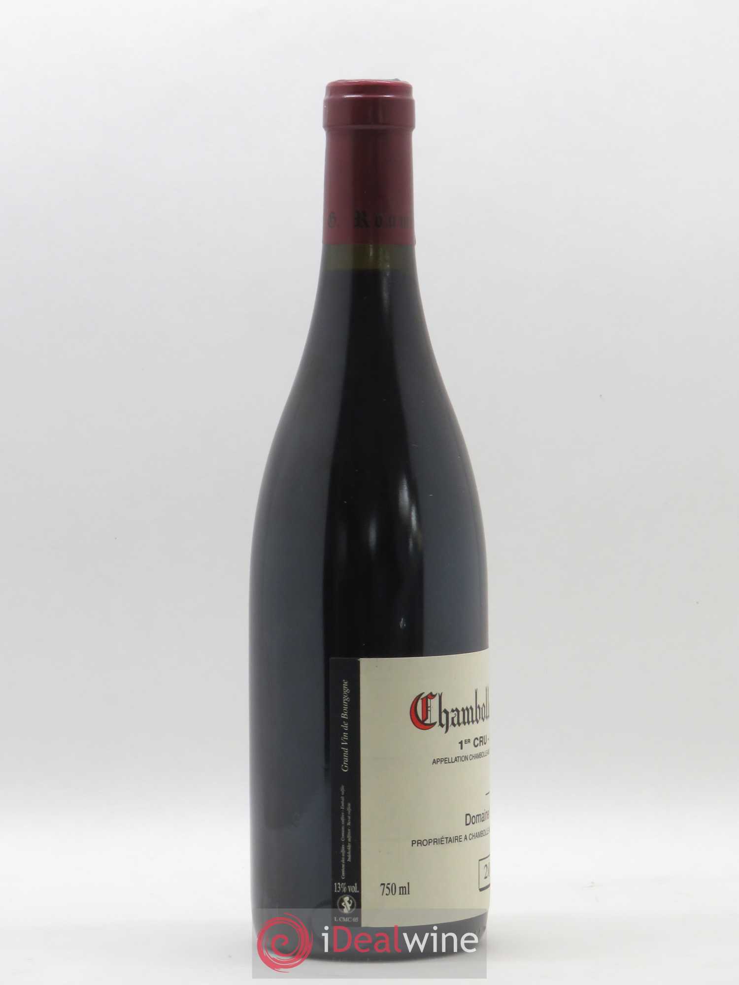 Chambolle-Musigny 1er Cru Les Cras Georges Roumier (Domaine) 2005 - Lot de 1 bouteille - 1