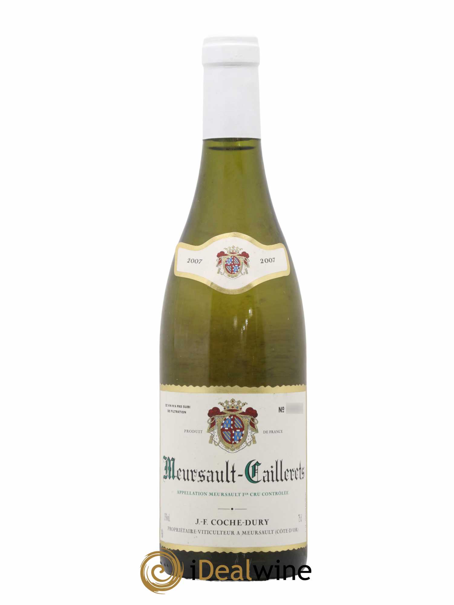 Meursault 1er Cru Caillerets Coche Dury (Domaine) 2007 - Lot de 1 bouteille - 0