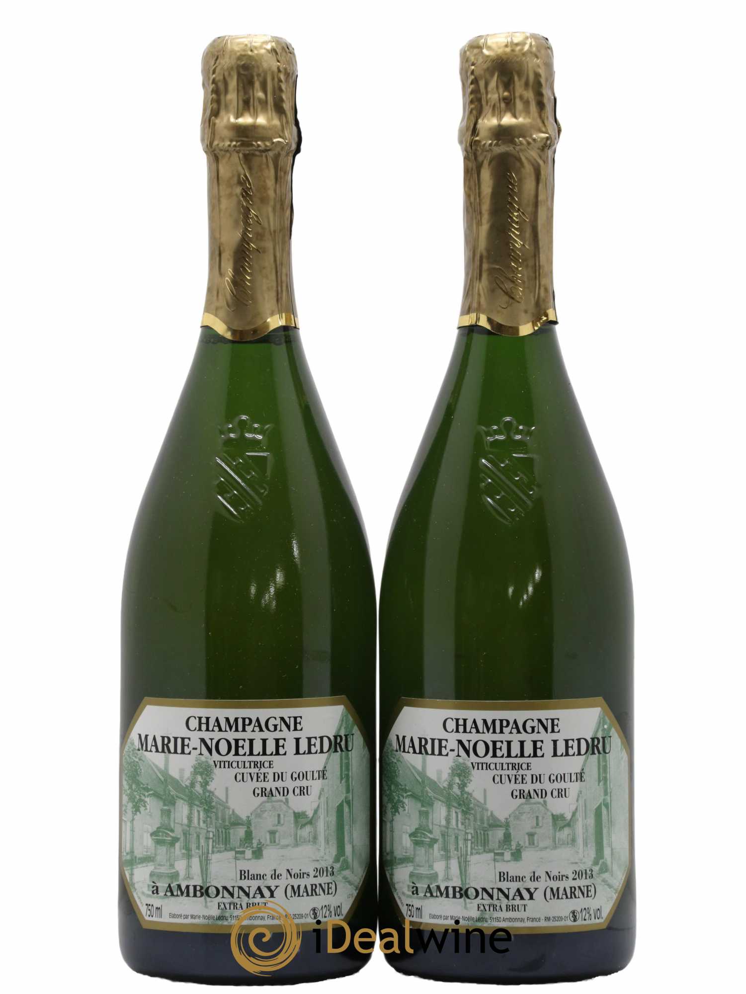 Cuvée du Goulté Blanc de Noirs Marie-Noëlle Ledru 2013 - Lot de 2 bouteilles - 0