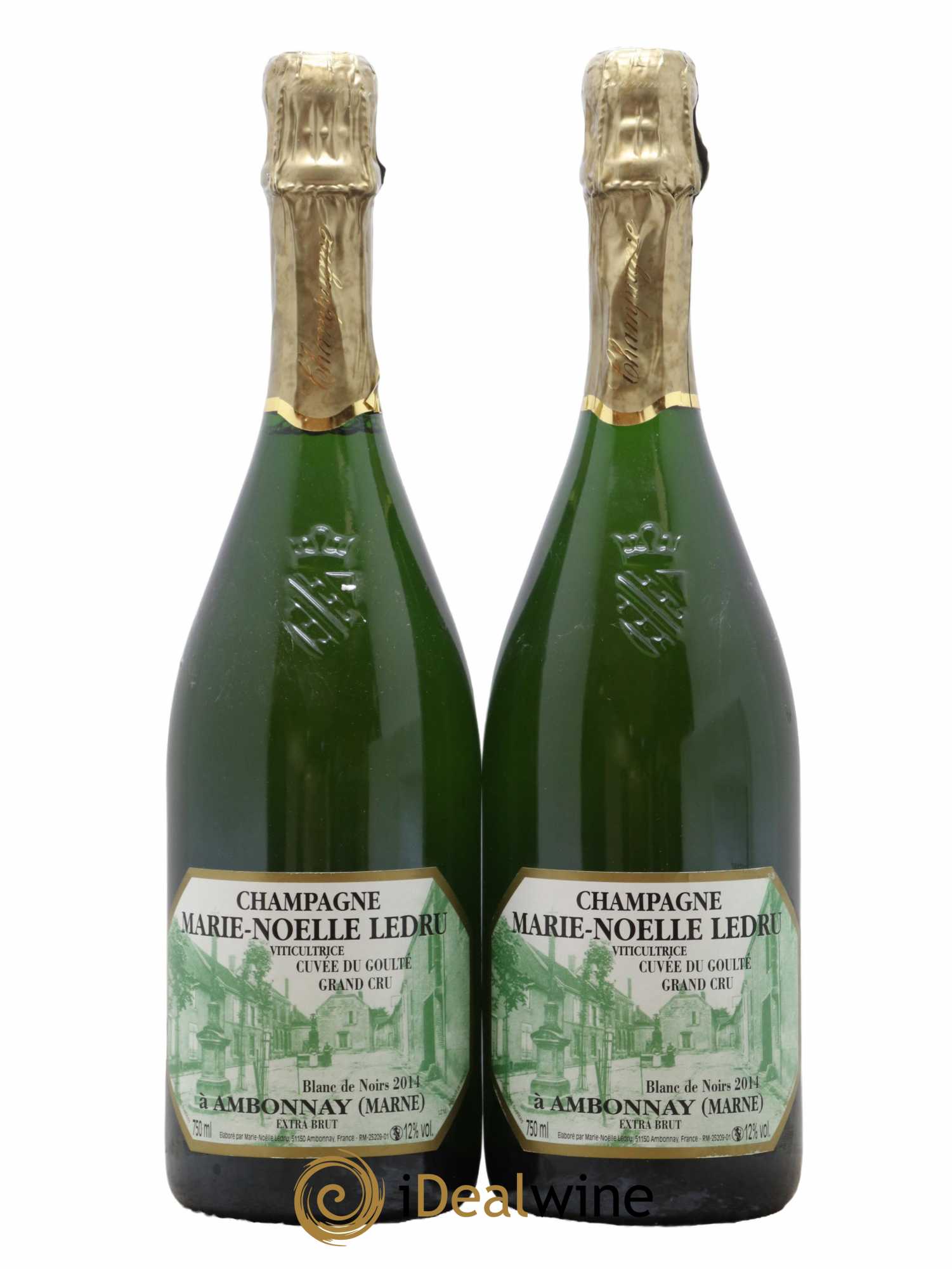 Cuvée du Goulté Blanc de Noirs Marie-Noëlle Ledru 2014 - Lot de 2 bouteilles - 0