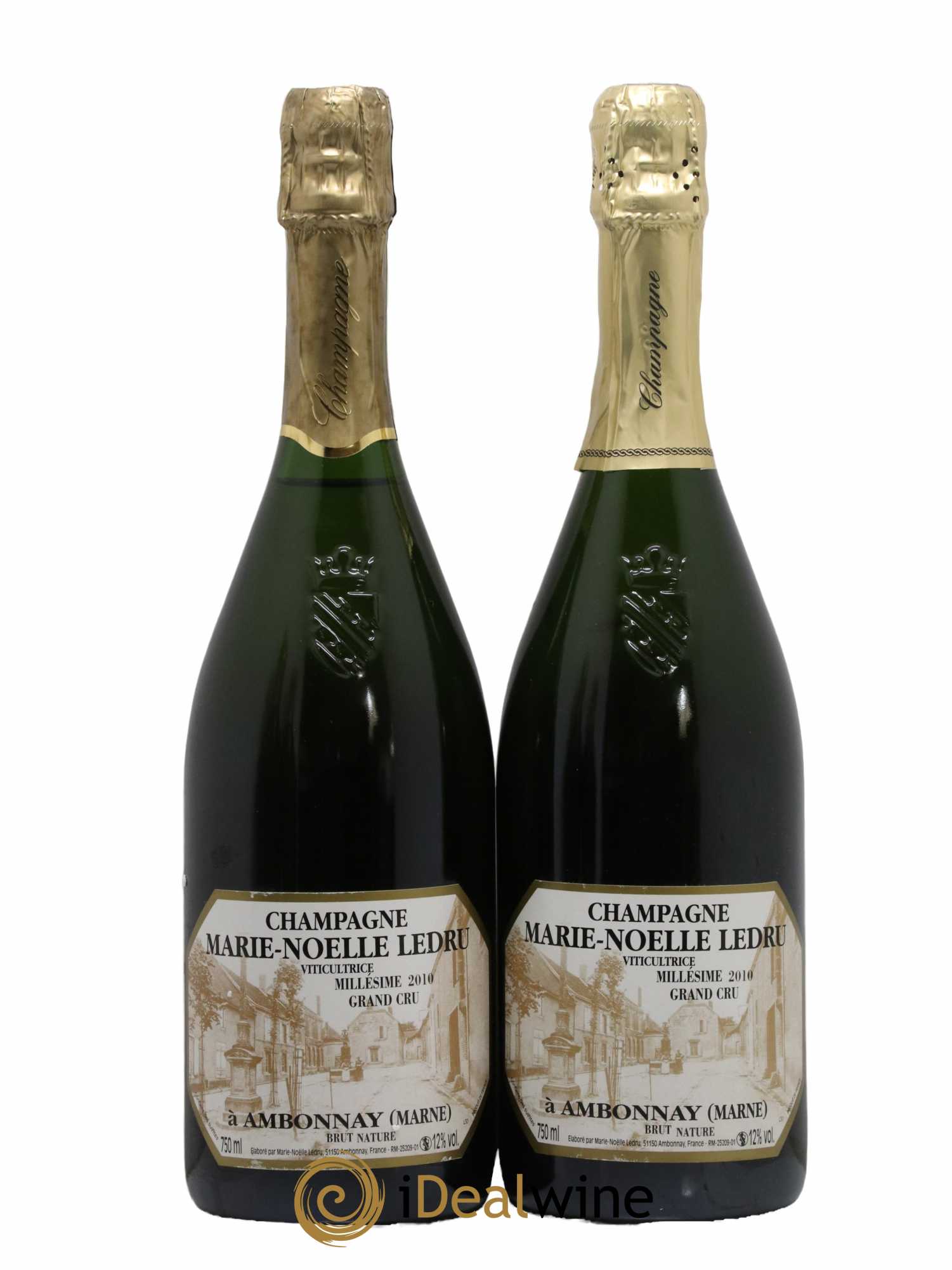 Millésimé Marie-Noëlle Ledru 2010 - Lot de 2 bouteilles - 0