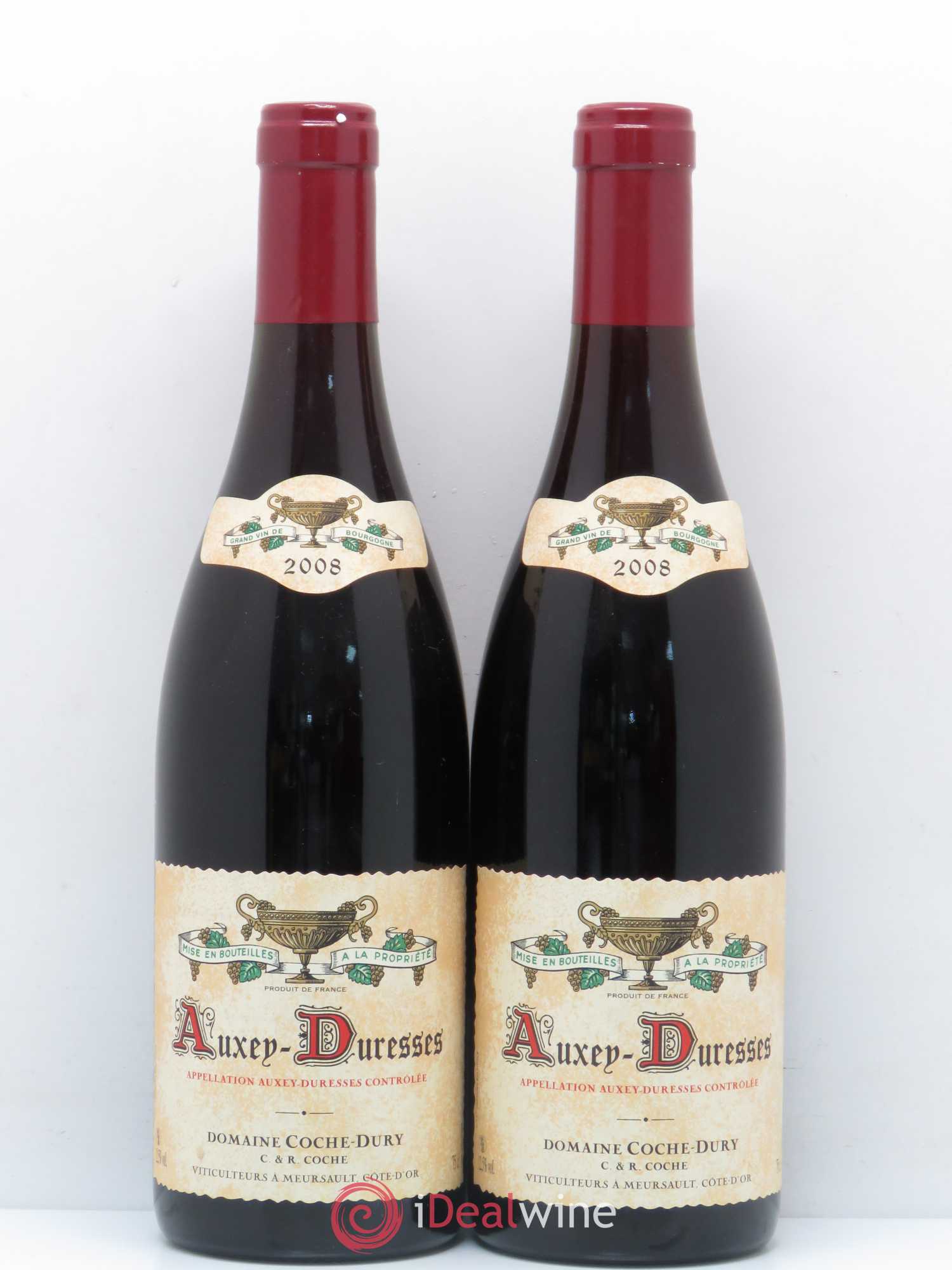 Auxey-Duresses Coche Dury (Domaine) 2008 - Lot de 2 bouteilles - 0