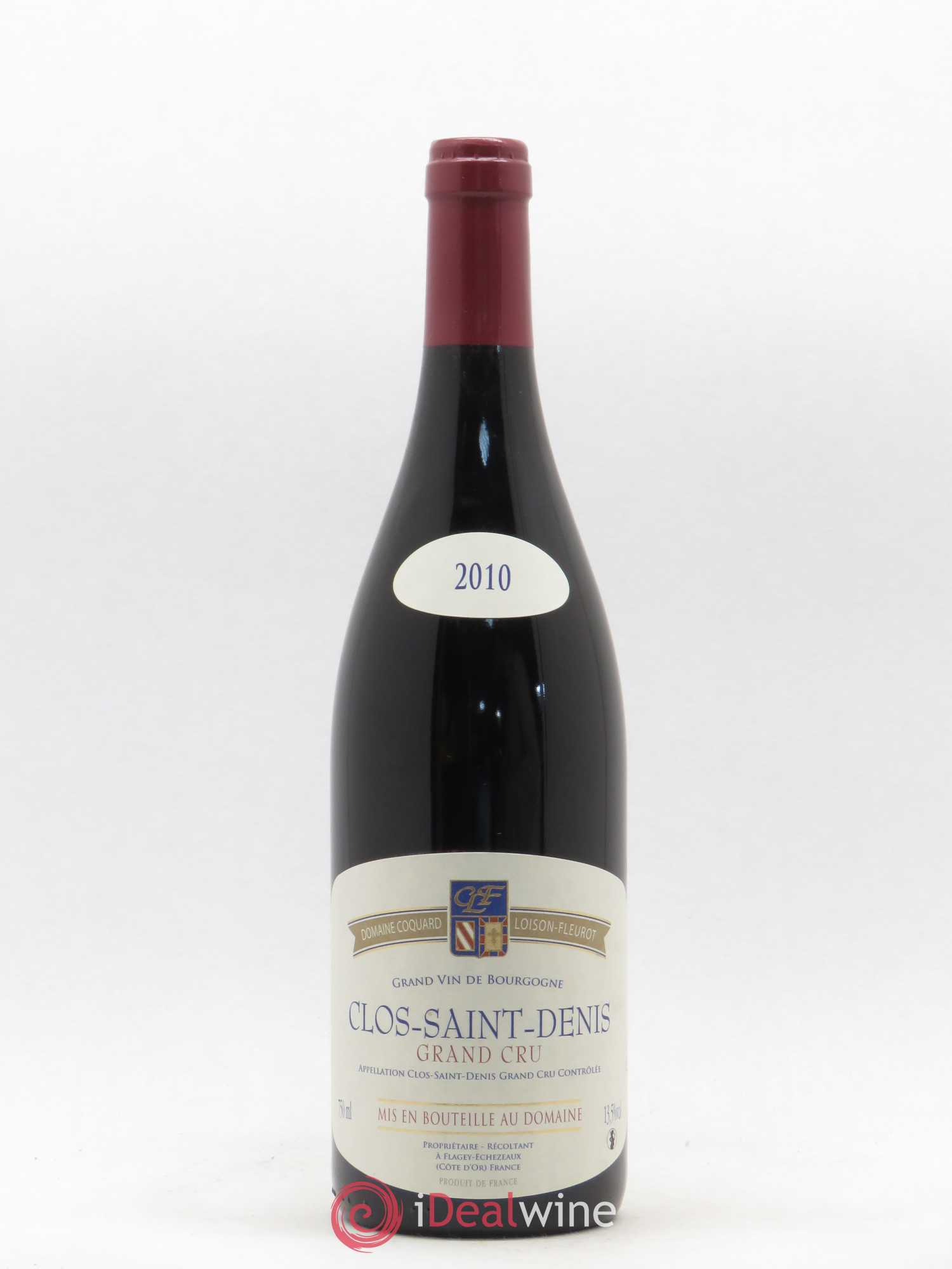 Clos Saint-Denis Grand Cru Domaine Coquard-Loison-Fleurot 2010 - Posten von 1 Flasche - 0