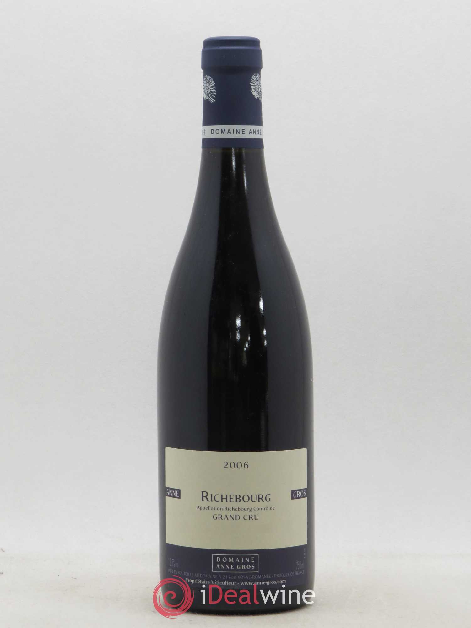 Richebourg Grand Cru Anne Gros 2006 - Lot de 1 bouteille - 0