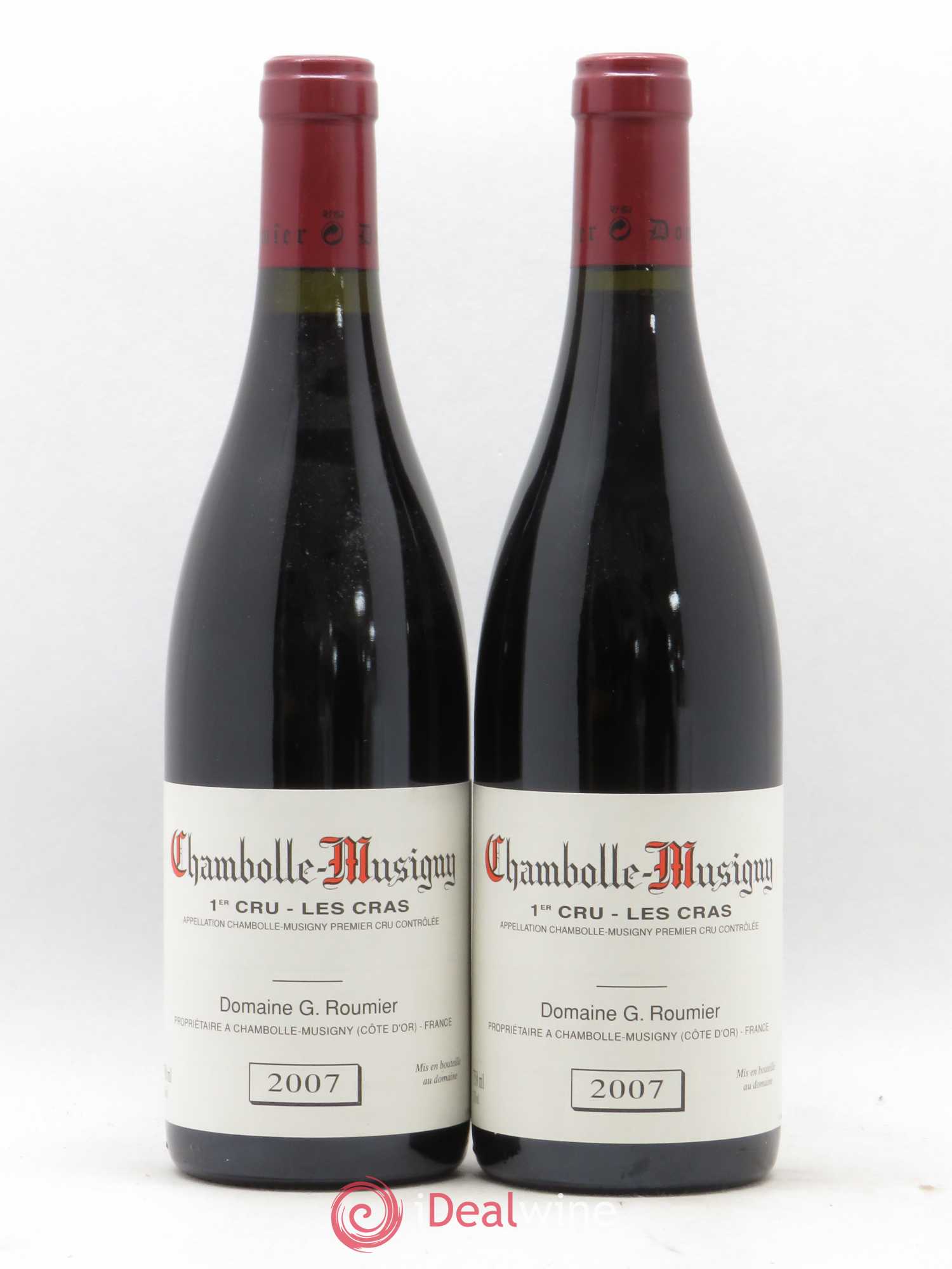 Chambolle-Musigny 1er Cru Les Cras Georges Roumier (Domaine) 2007 - Lot de 2 bouteilles - 0