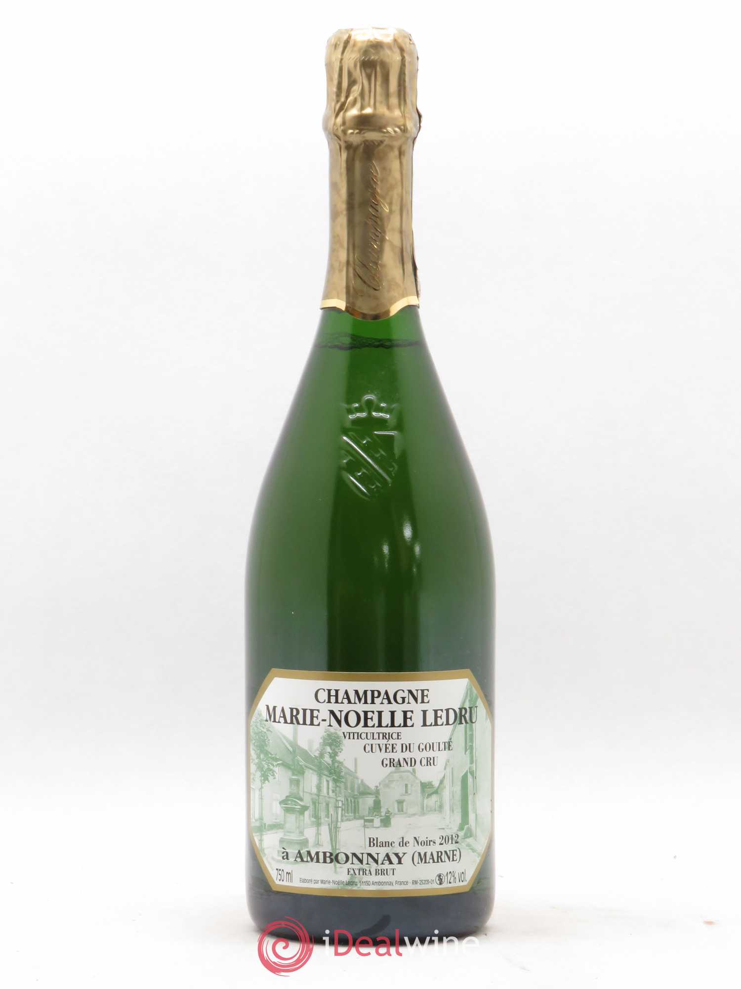 Champagne Marie Noelle Ledru Grand Cru Cuvée du Goulté Extra Brut Blanc de Noirs 2012 - Posten von 1 Flasche - 0