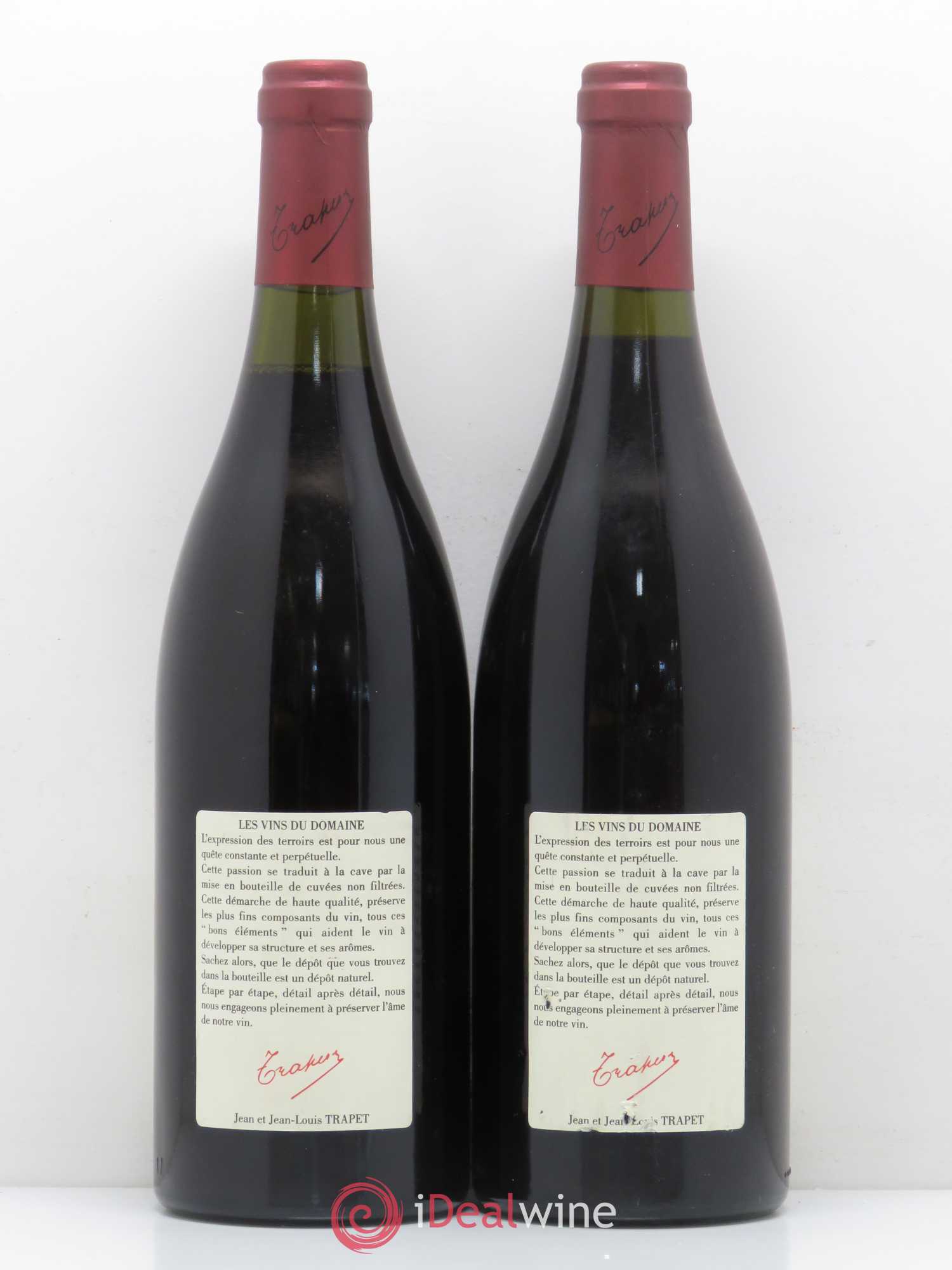 Chambertin Grand Cru Domaine Trapet 2001 - Lot de 2 bouteilles - 1