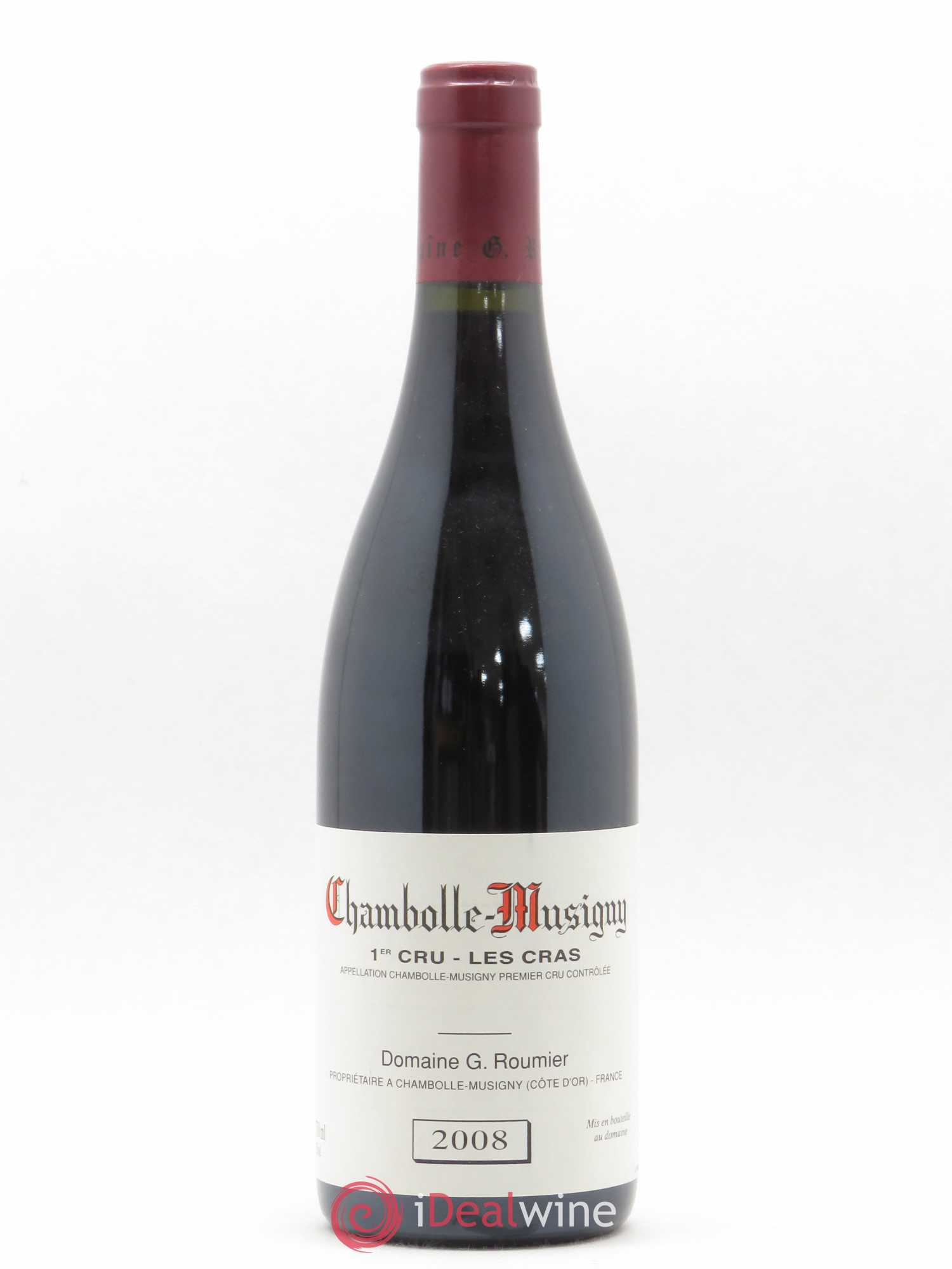 Chambolle-Musigny 1er Cru Les Cras Georges Roumier (Domaine) 2008 - Lot de 1 bouteille - 0