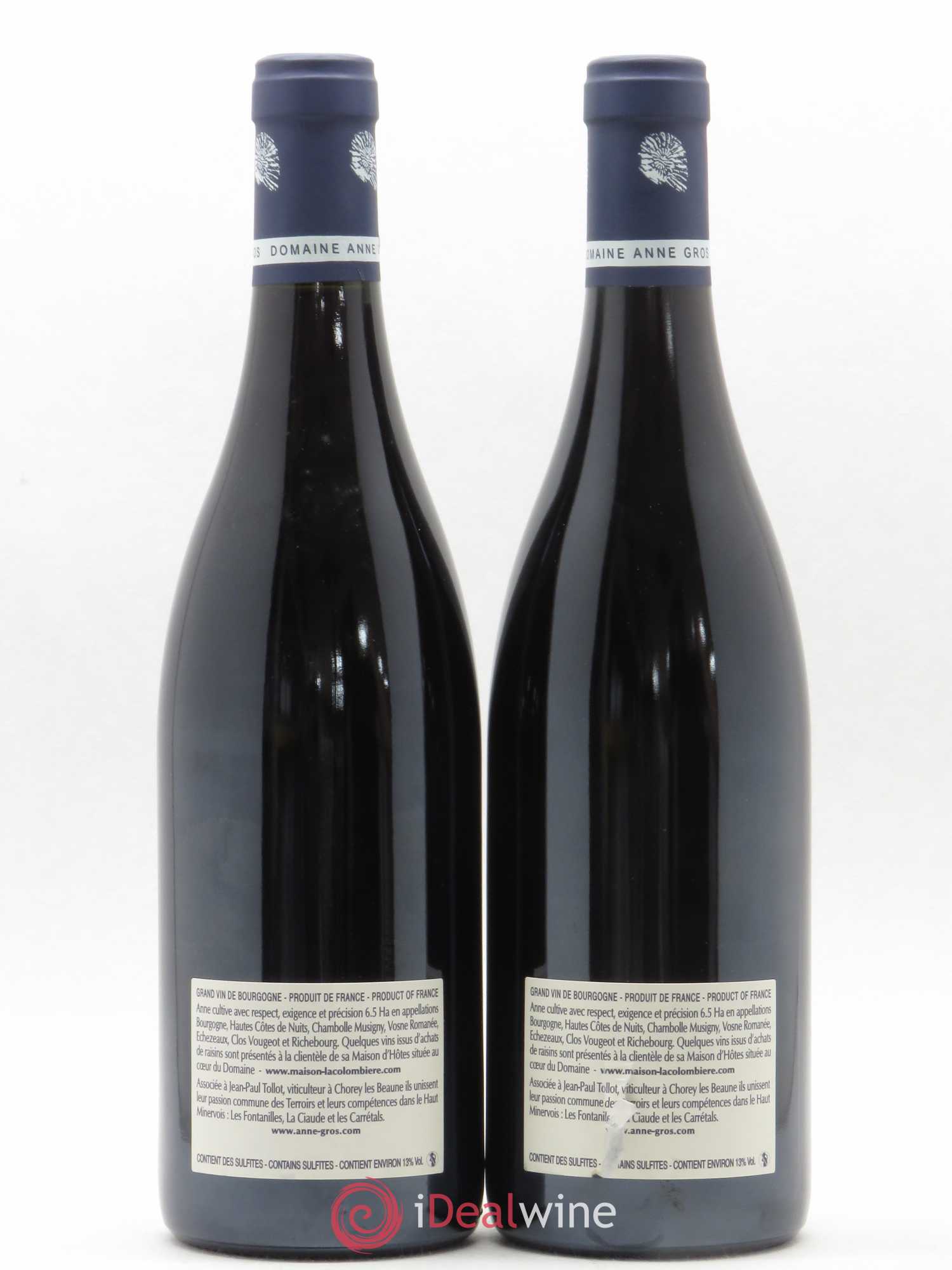 Vosne-Romanée Les Barreaux Anne Gros 2009 - Lot de 2 bouteilles - 1