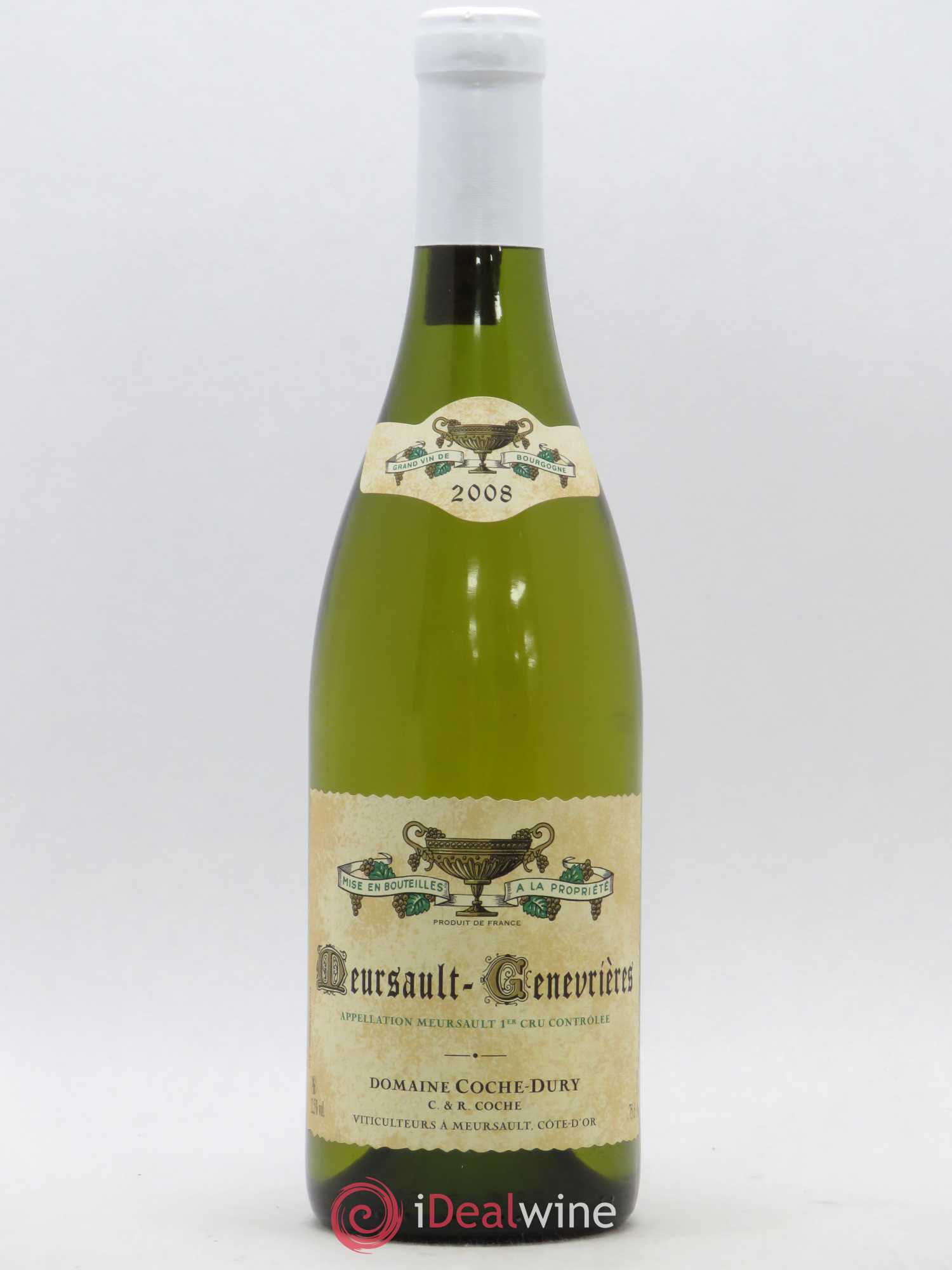 Meursault 1er Cru Genevrières Coche Dury (Domaine) 2008 - Lot de 1 bouteille - 0