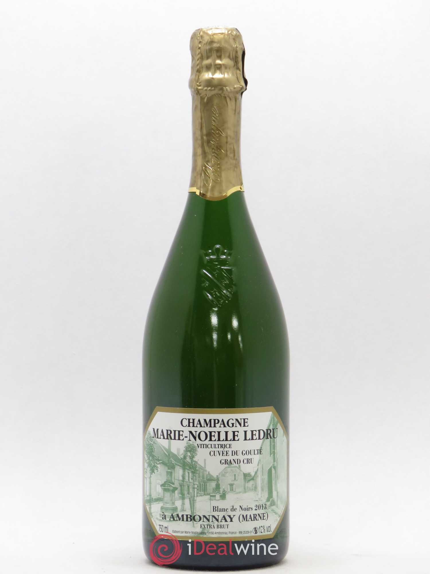Champagne Champagne Marie-Noelle Ledru Grand Cru Blanc de Noir Cuvée du Goulté 2013 - Posten von 1 Flasche - 0
