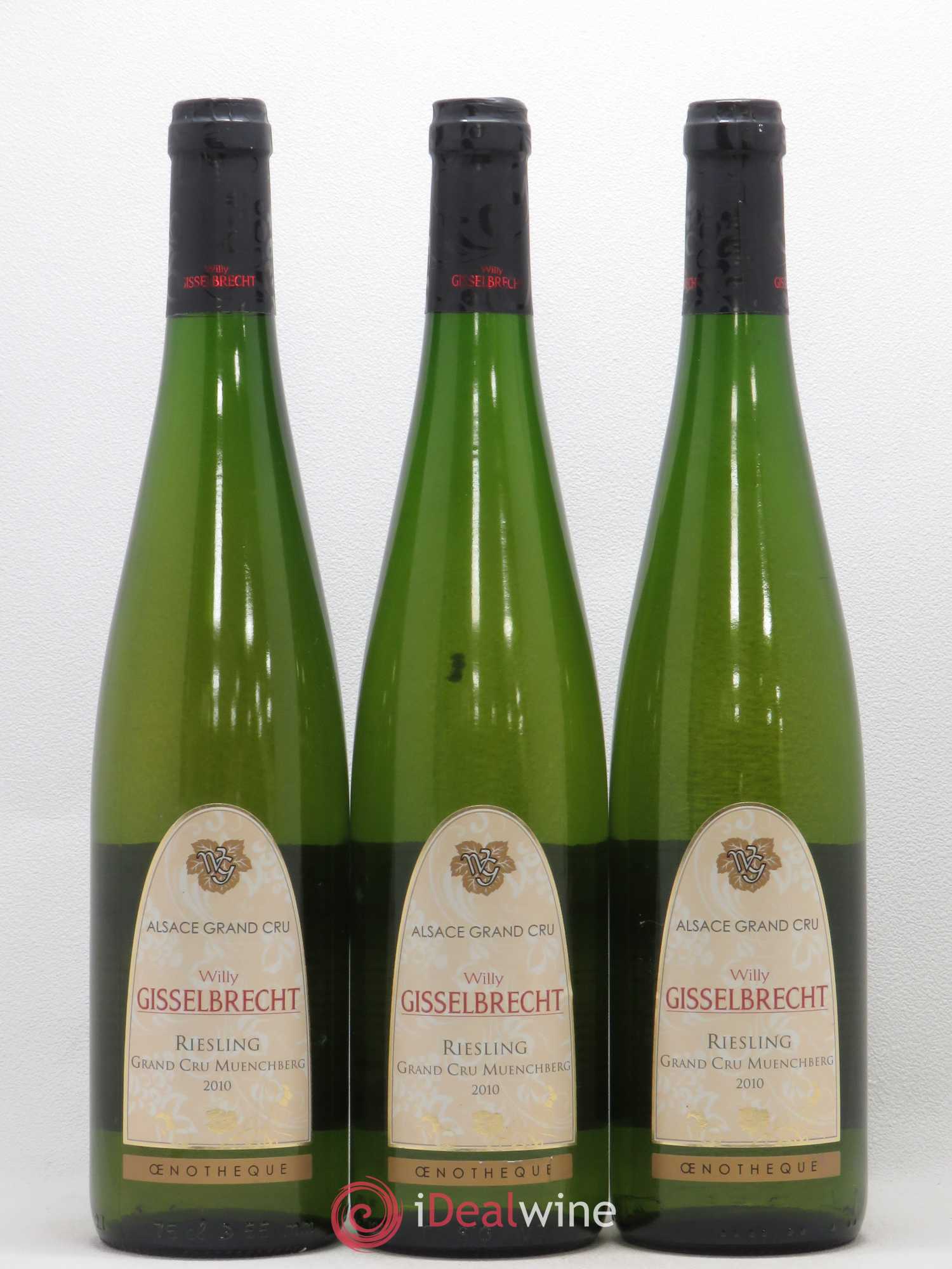 Riesling Grand Cru Muenchberg Domaine Gisselbrecht 2010 - Lotto di 3 bottiglie - 0