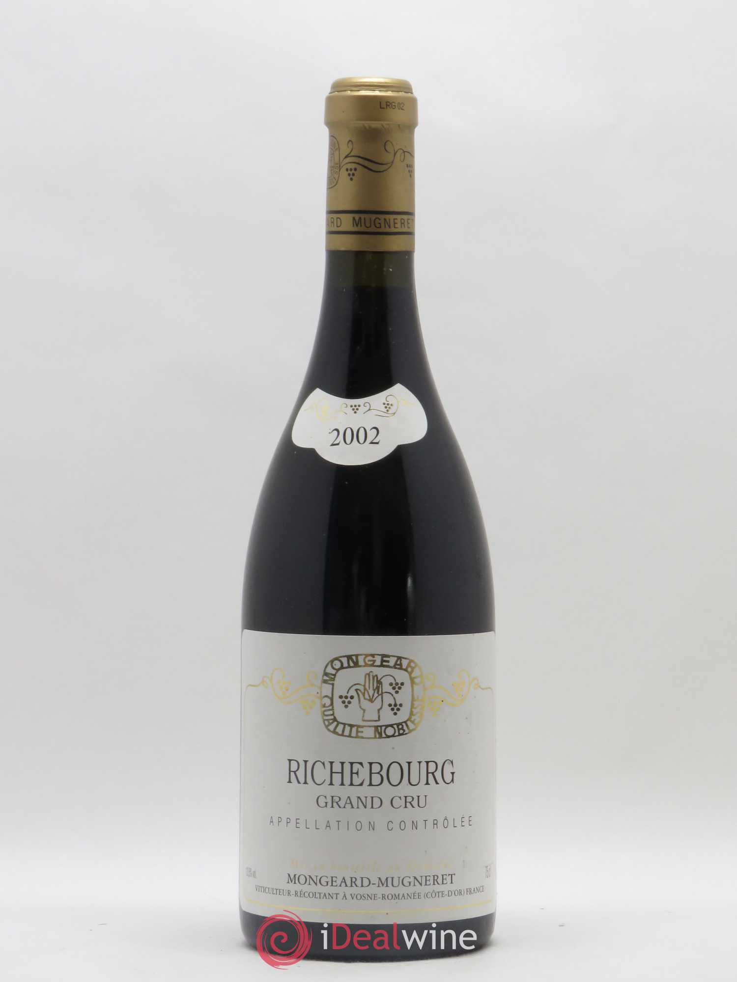 Richebourg Grand Cru Mongeard-Mugneret (Domaine) 2002 - Lot de 1 bouteille - 0