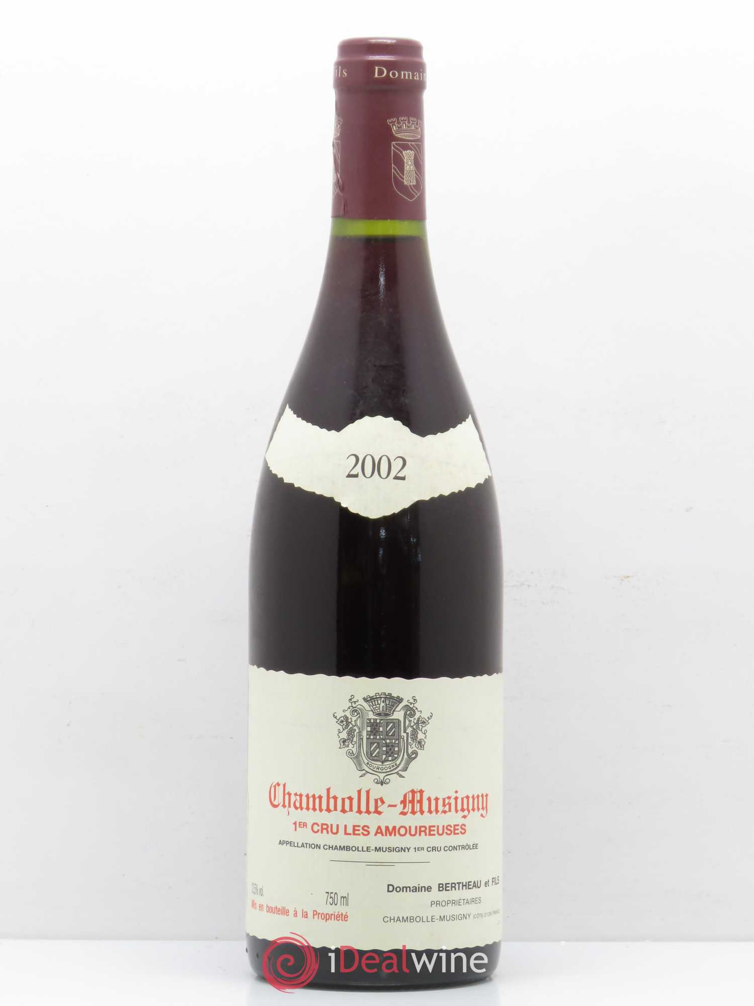 Chambolle-Musigny 1er Cru Les Amoureuse Domaine Pierre Bertheau et Fils 2002 - Posten von 1 Flasche - 0