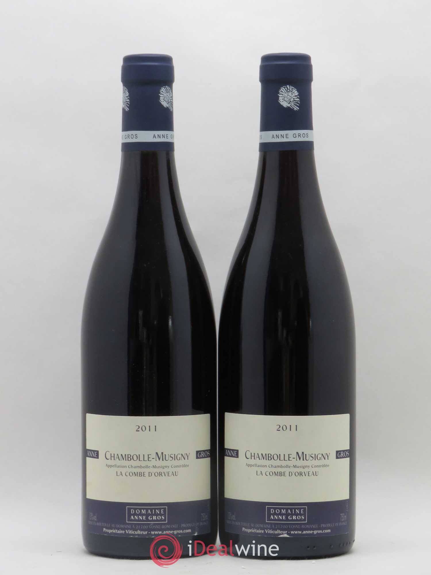 Chambolle-Musigny La Combe d'Orveau Anne Gros 2011 - Lot de 2 bouteilles - 0