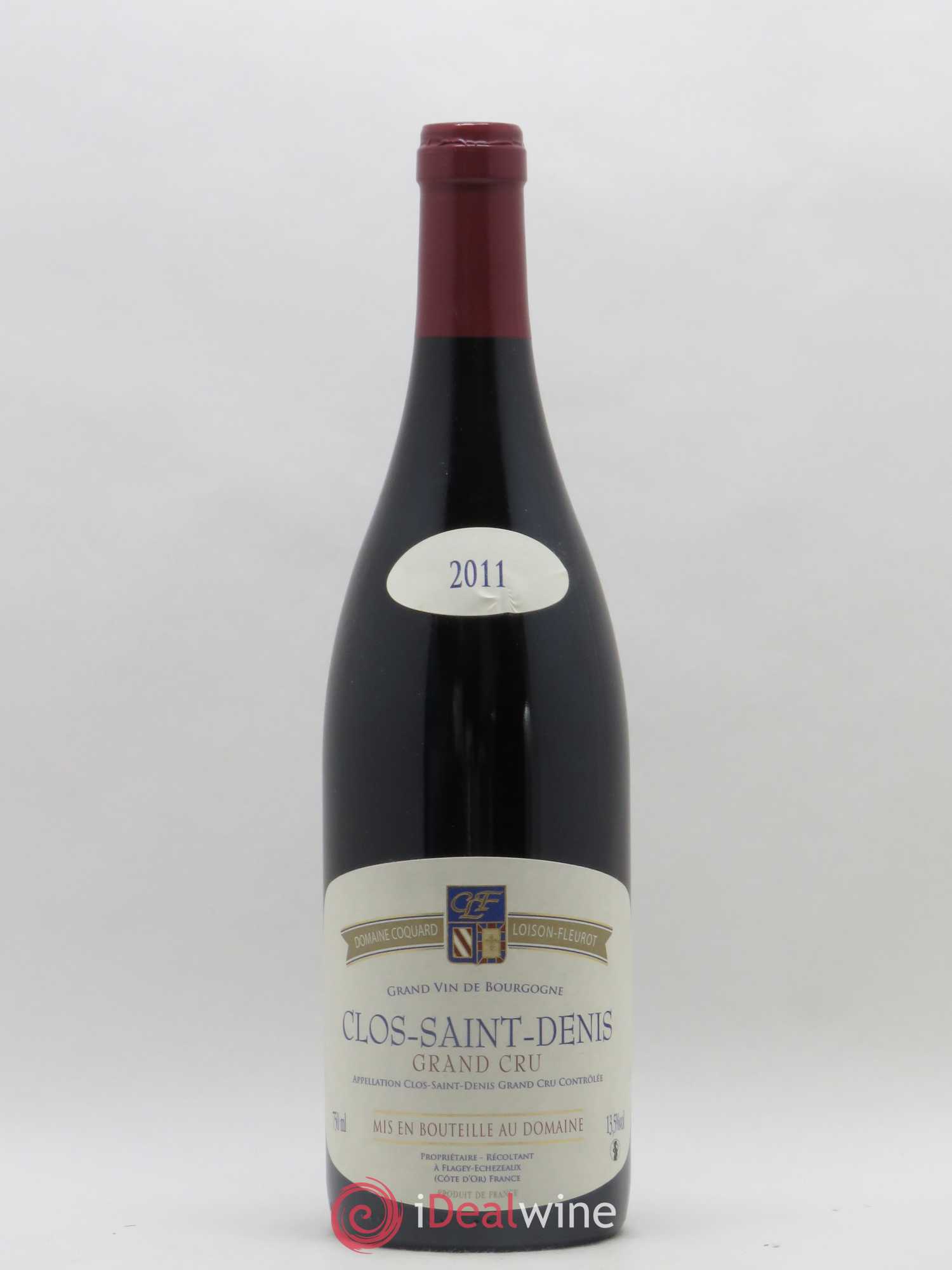 Clos Saint-Denis Grand Cru Domaine Coquard Loison Fleurot 2011 - Lot de 1 bouteille - 0
