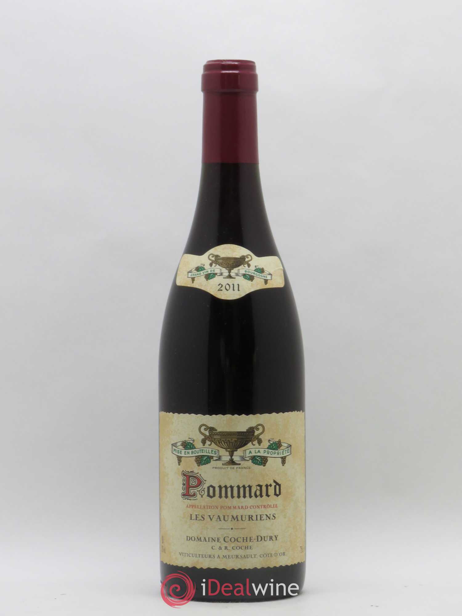 Pommard les Vaumuriens Coche Dury (Domaine) 2011 - Lot de 1 bouteille - 0