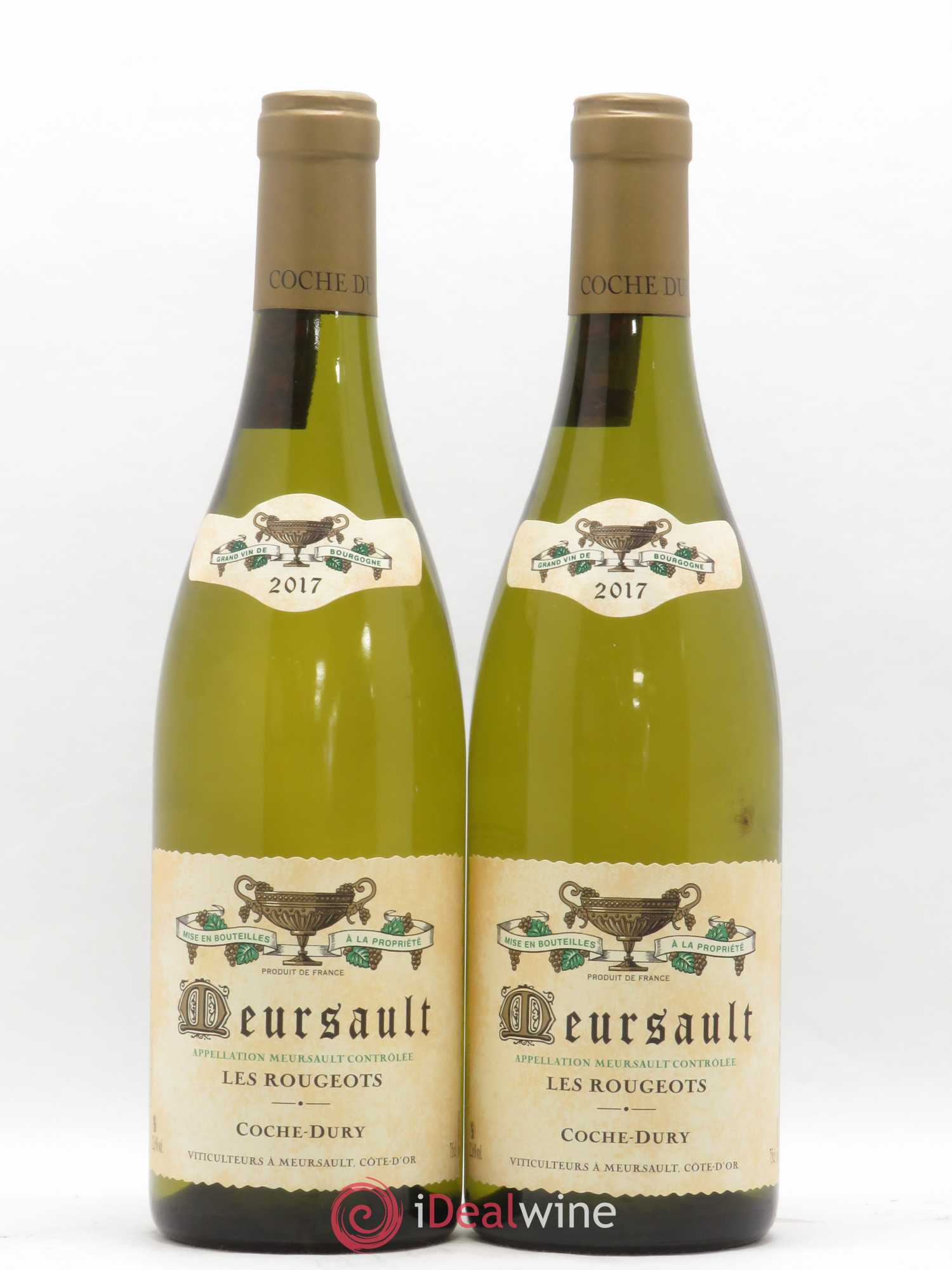 Meursault Les Rougeots Coche Dury (Domaine) 2017 - Lot de 2 bouteilles - 0