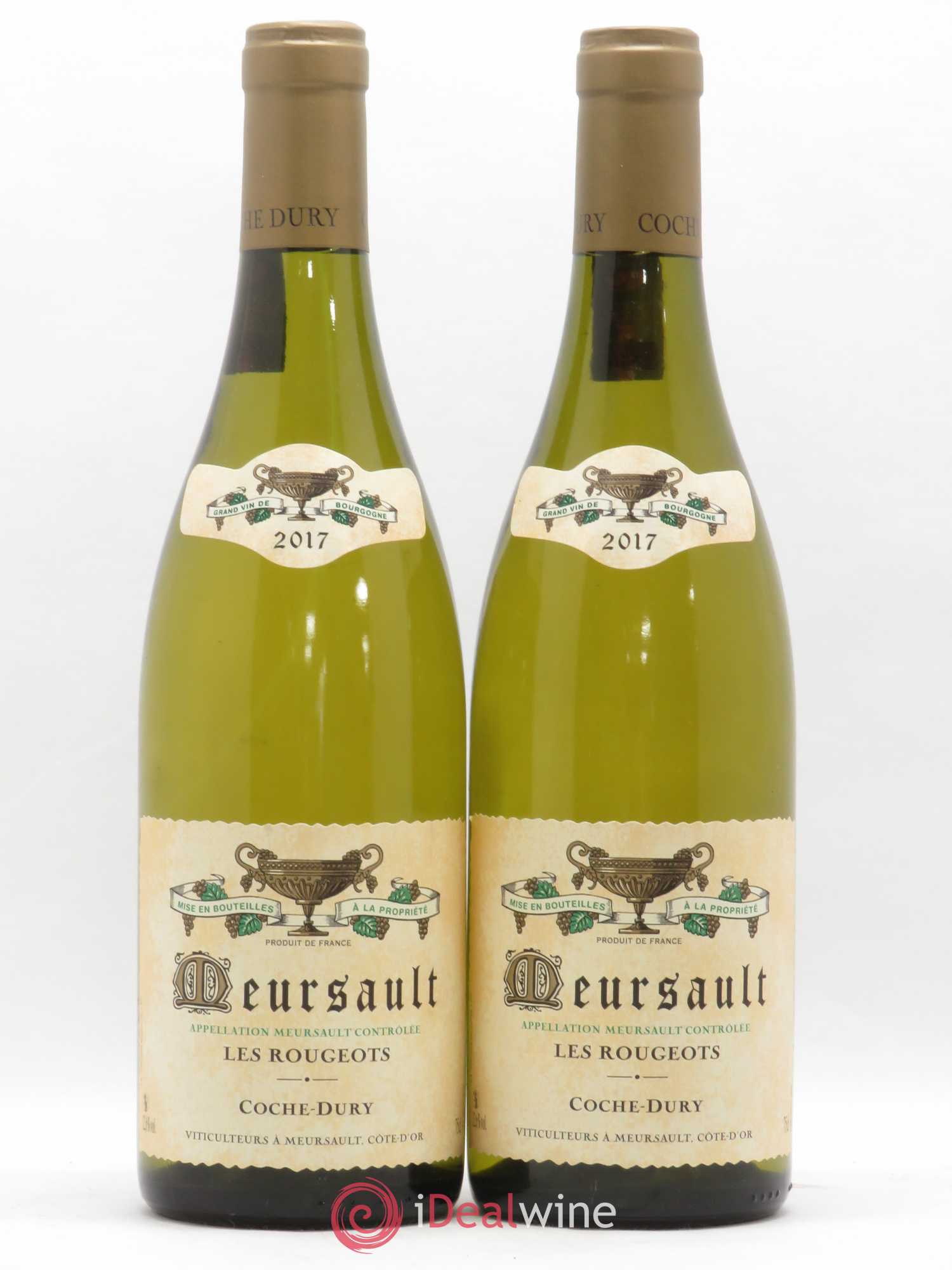 Meursault Les Rougeots Coche Dury (Domaine) 2017 - Lot de 2 bouteilles - 0