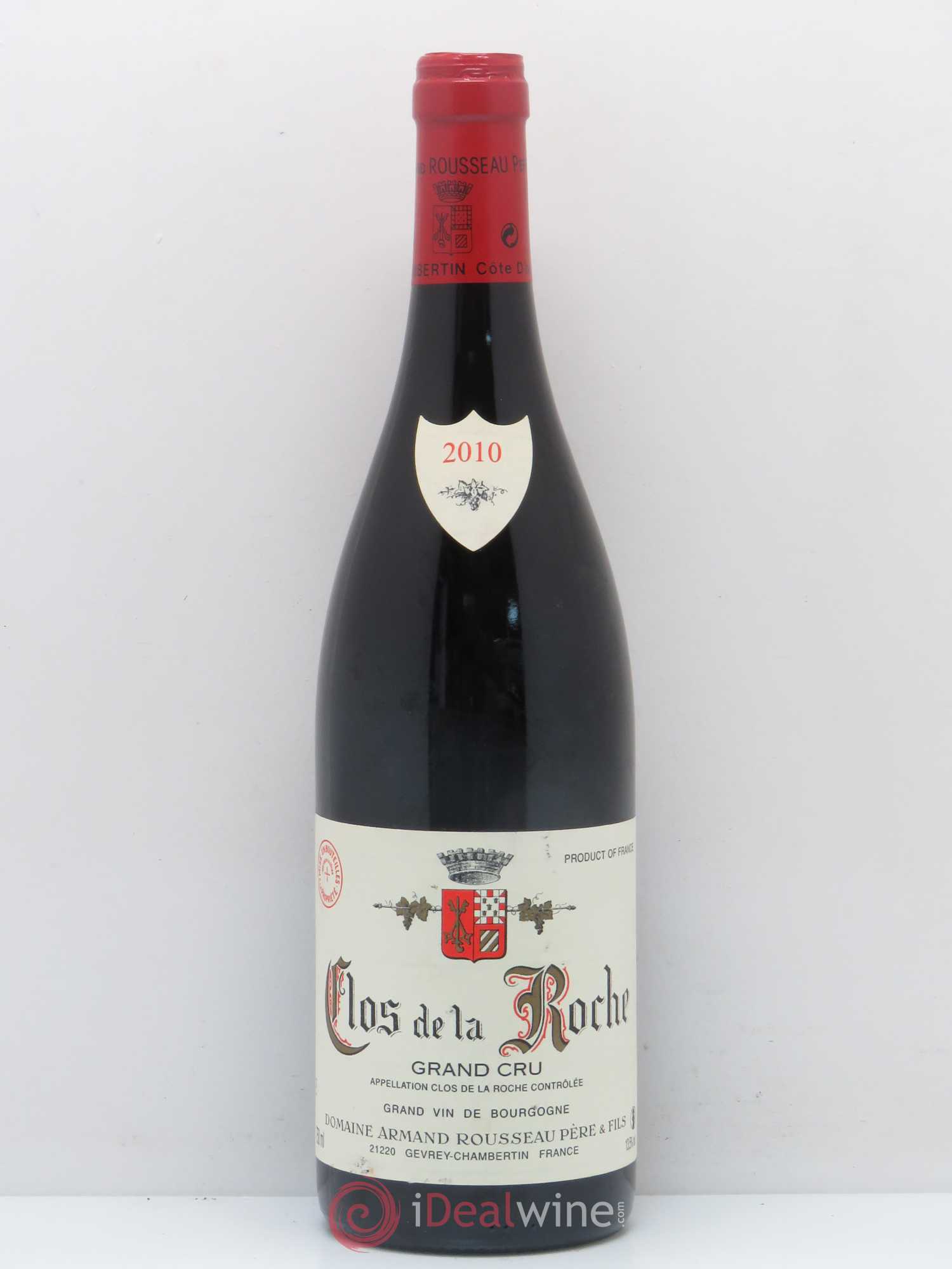 Clos de la Roche Grand Cru Armand Rousseau (Domaine) 2010 - Posten von 1 Flasche - 0