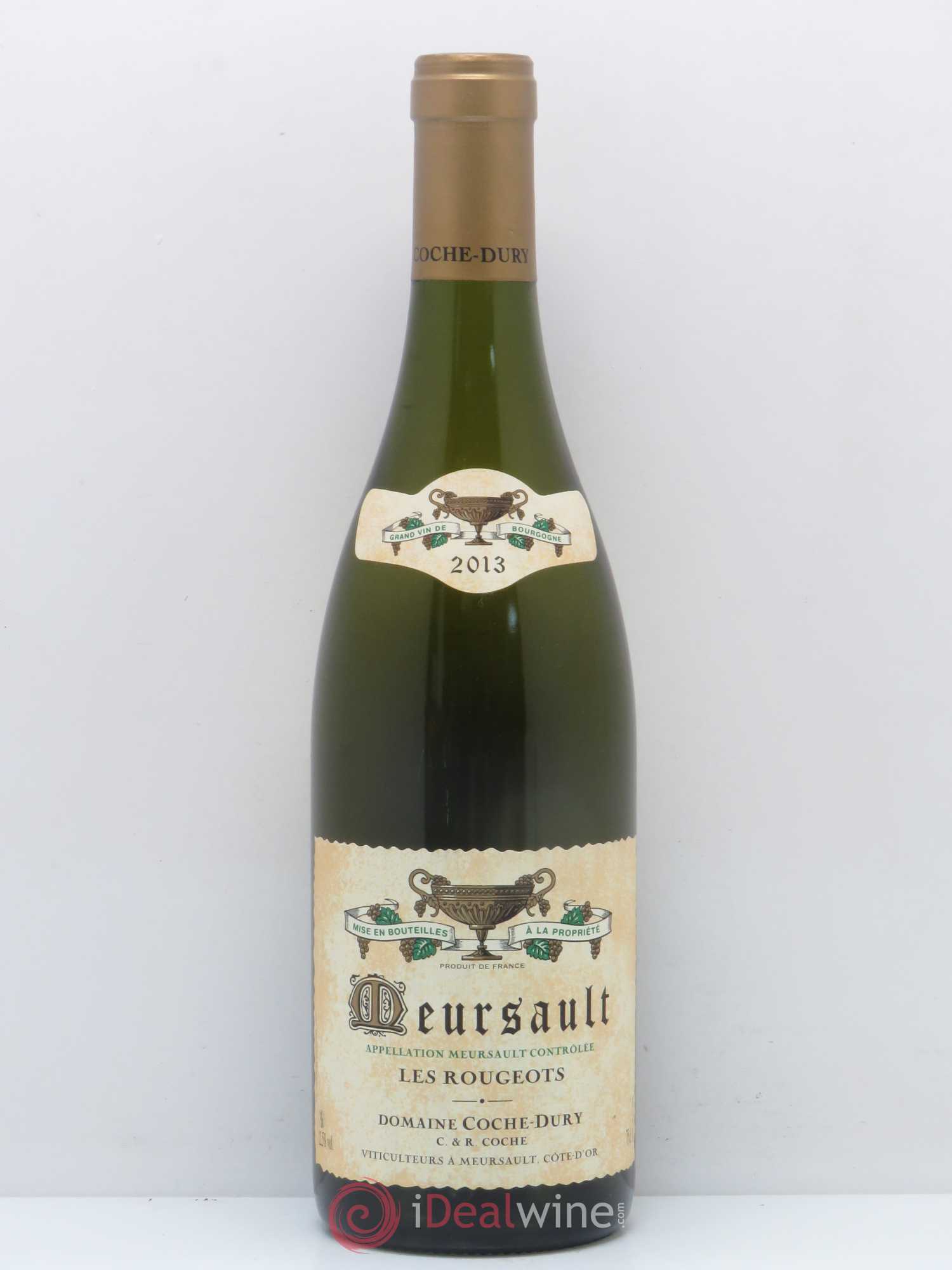 Meursault Les Rougeots Coche Dury (Domaine) 2013 - Lot de 1 bouteille - 0