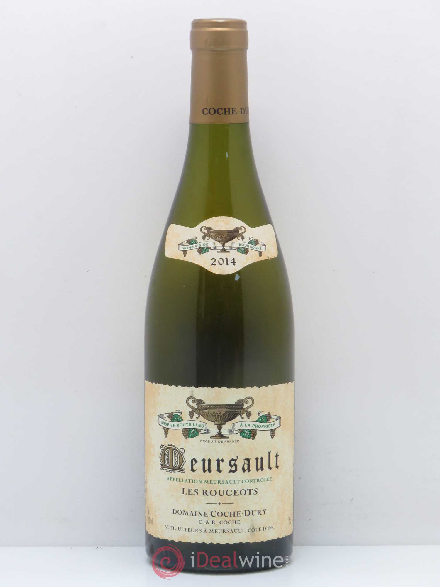 Meursault Les Rougeots Coche Dury (Domaine) 2014 - Lot de 1 bouteille - 0