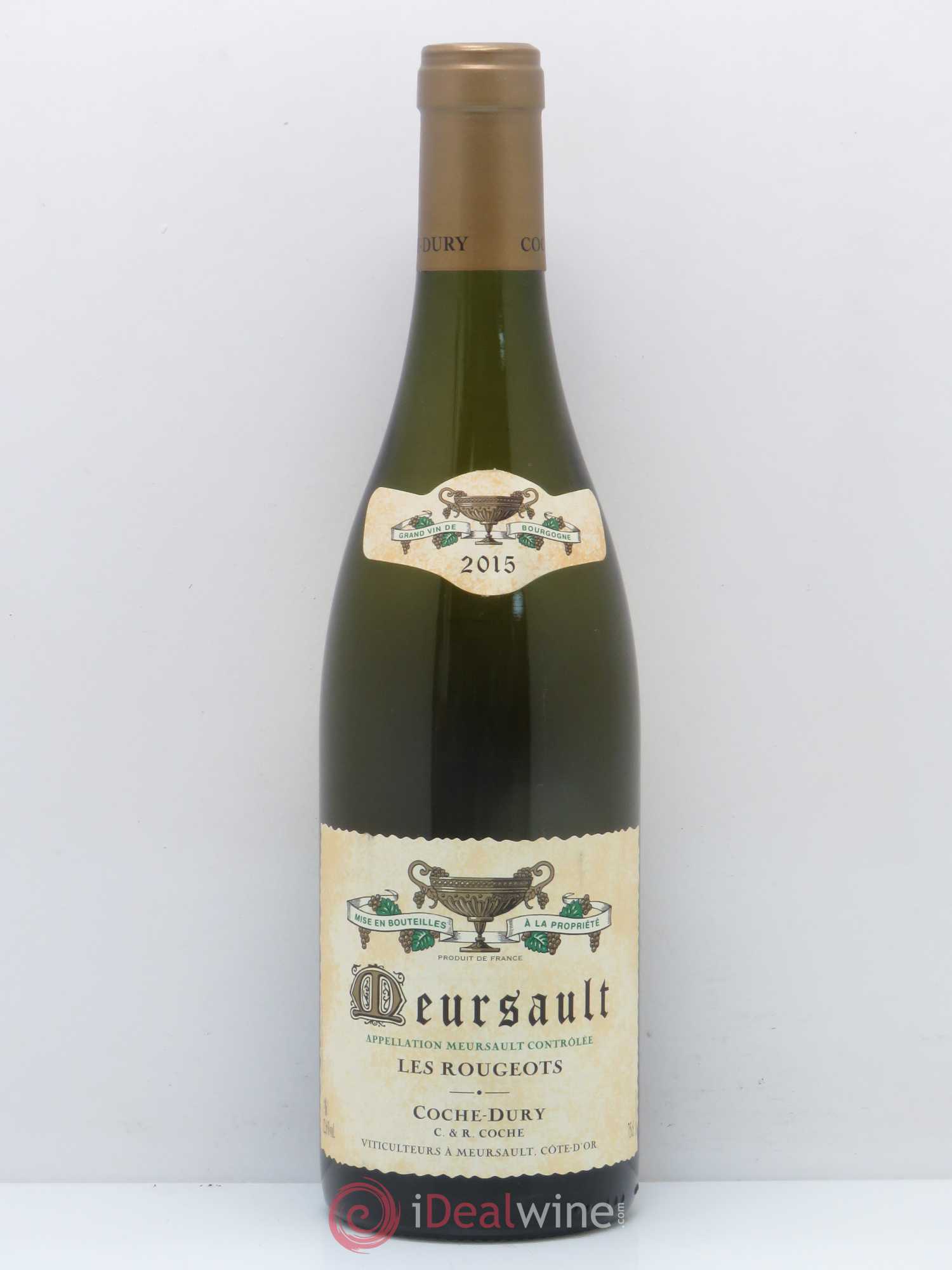 Meursault Les Rougeots Coche Dury (Domaine) 2015 - Lot de 1 bouteille - 0