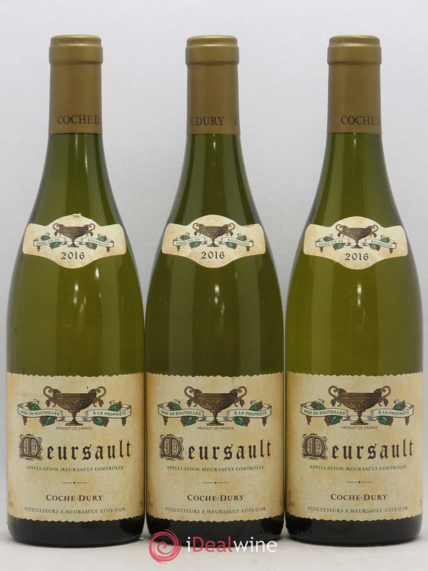 Meursault Coche Dury (Domaine) 2016 - Lot de 3 bouteilles - 0