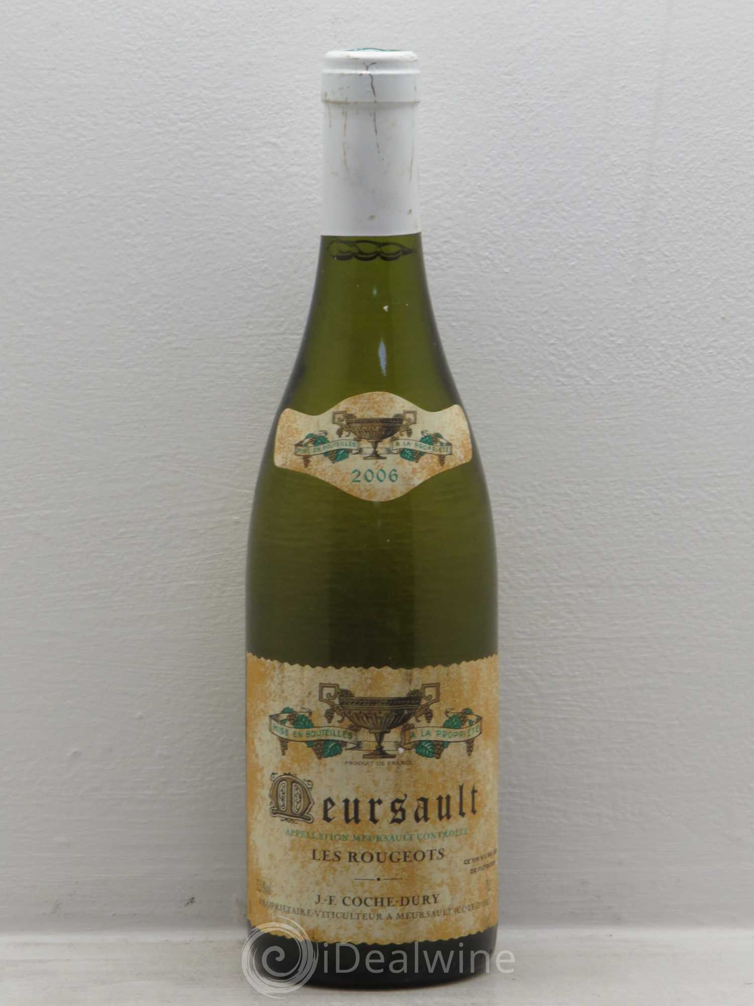 Meursault Les Rougeots Coche Dury (Domaine) 2006 - Lot de 1 bouteille - 0