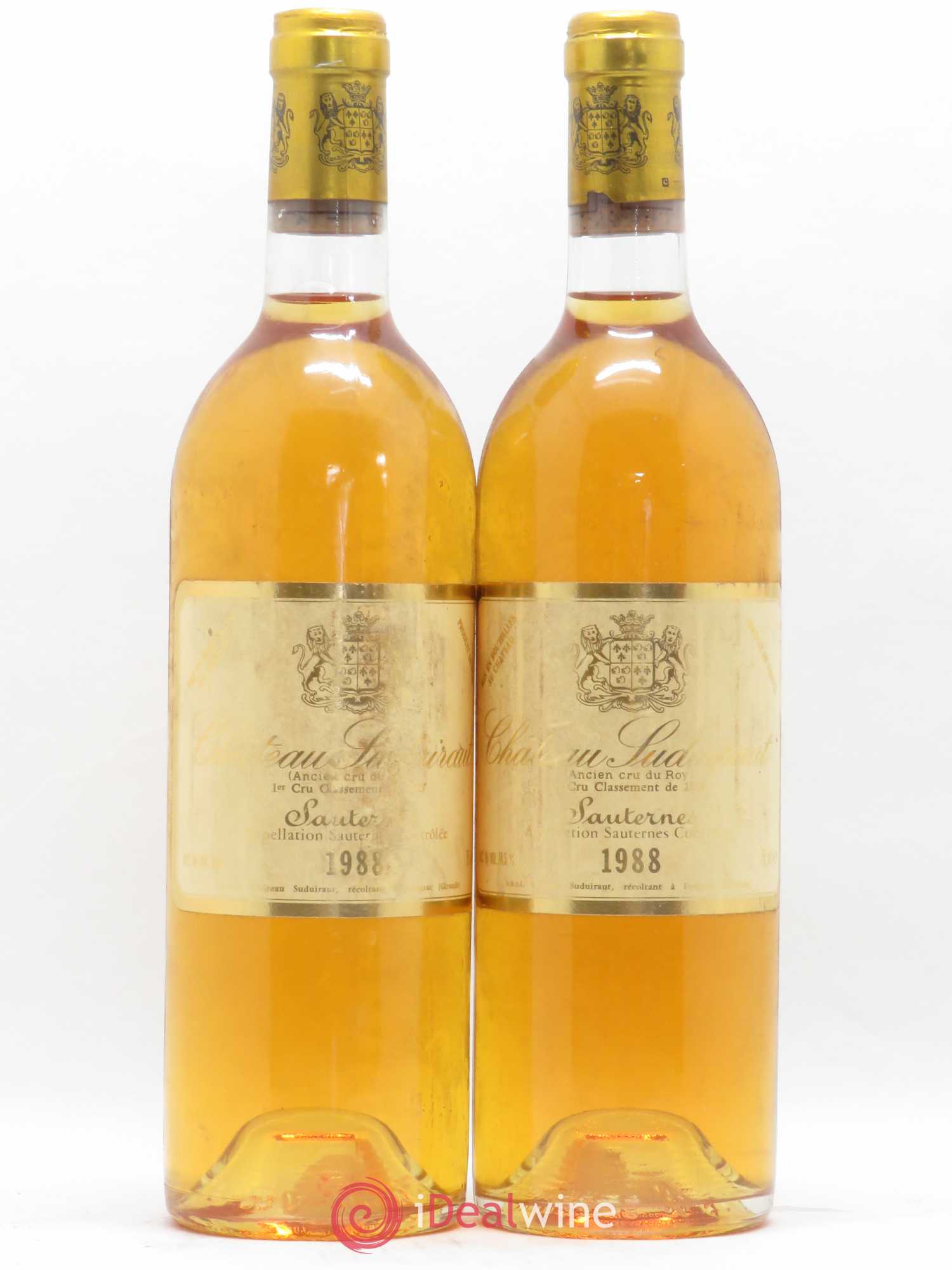 Château Suduiraut 1er Grand Cru Classé 1988 - Lotto di 2 bottiglie - 0
