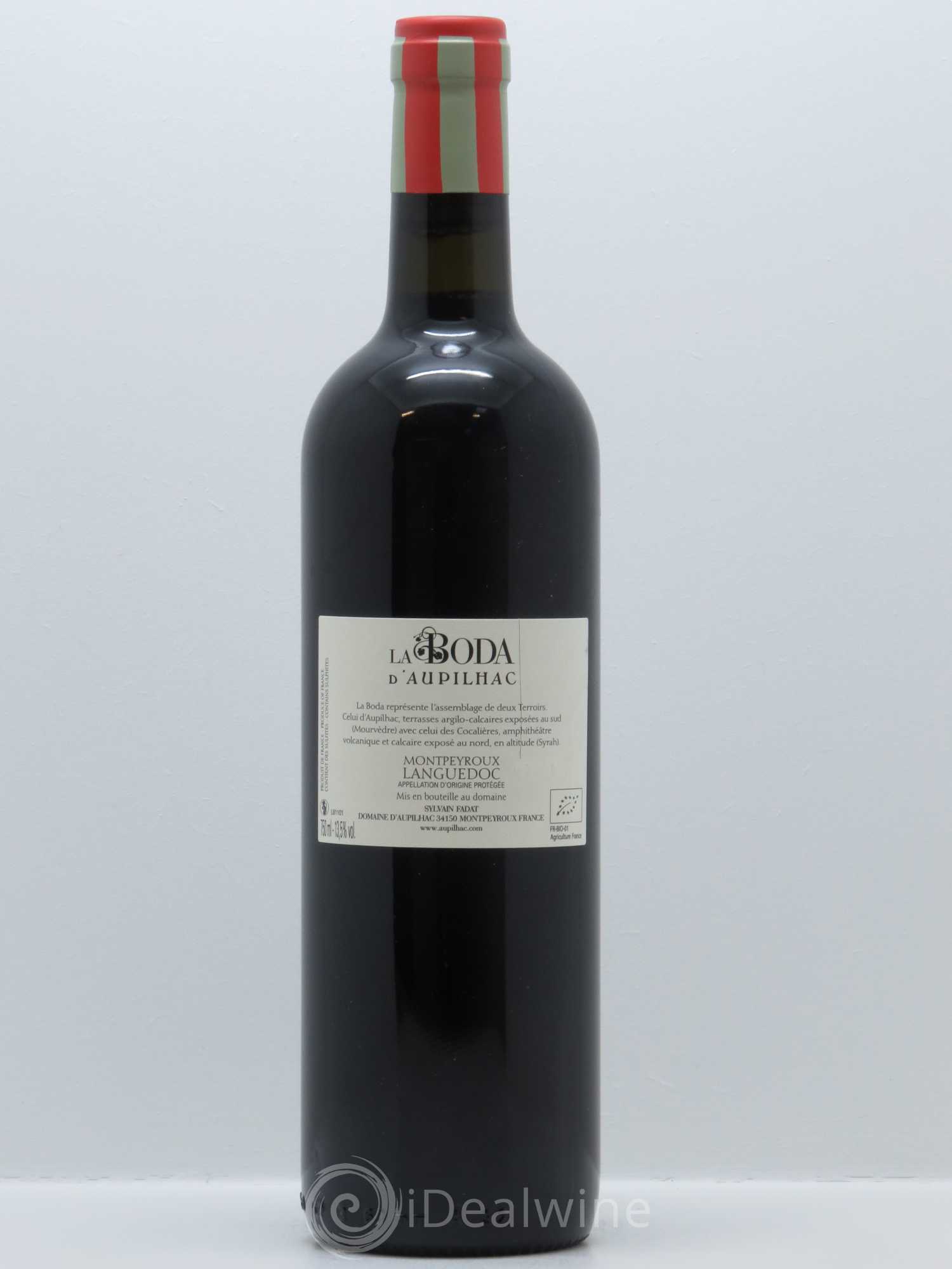 Languedoc Montpeyroux Aupilhac (Domaine d') La Boda Sylvain Fadat 2013 - Lot de 1 bouteille - 1
