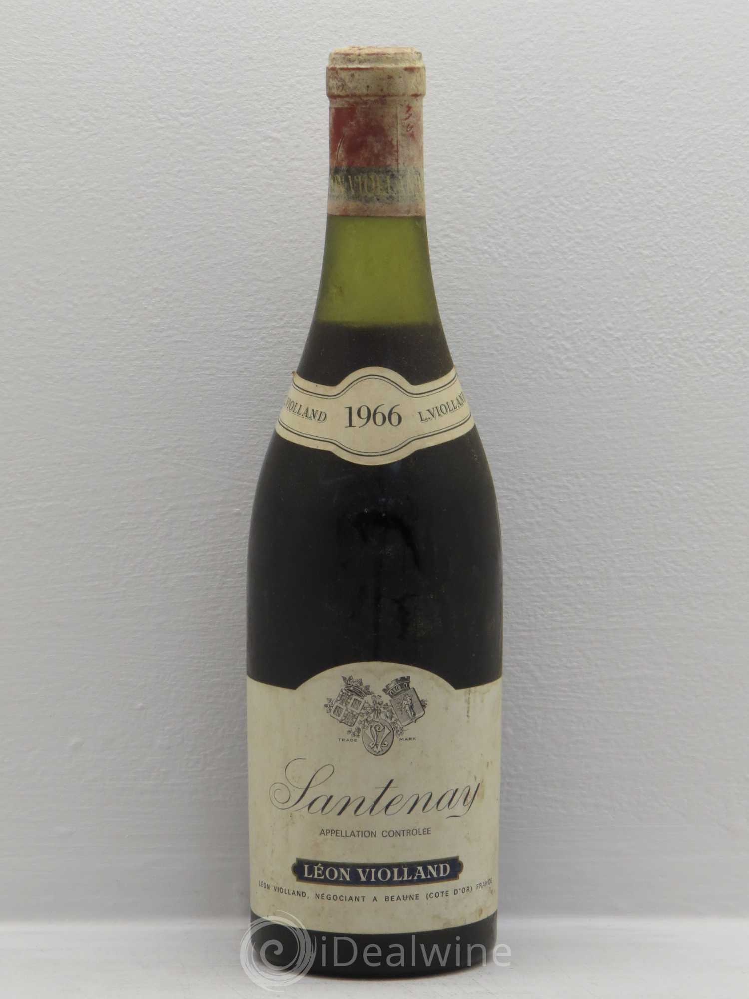 Santenay Léon Violland 1966 - Lot de 1 bouteille - 0