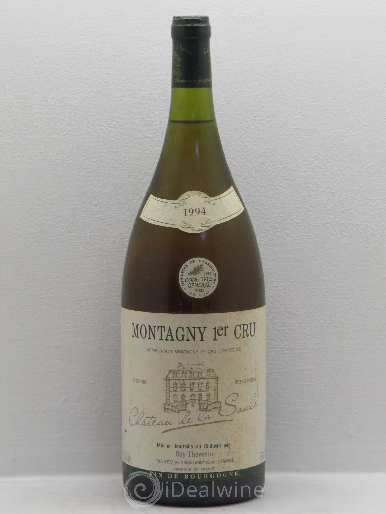 Montagny 1er Cru Roy Thévenin 1994 - Posten von 1 Magnum - 0