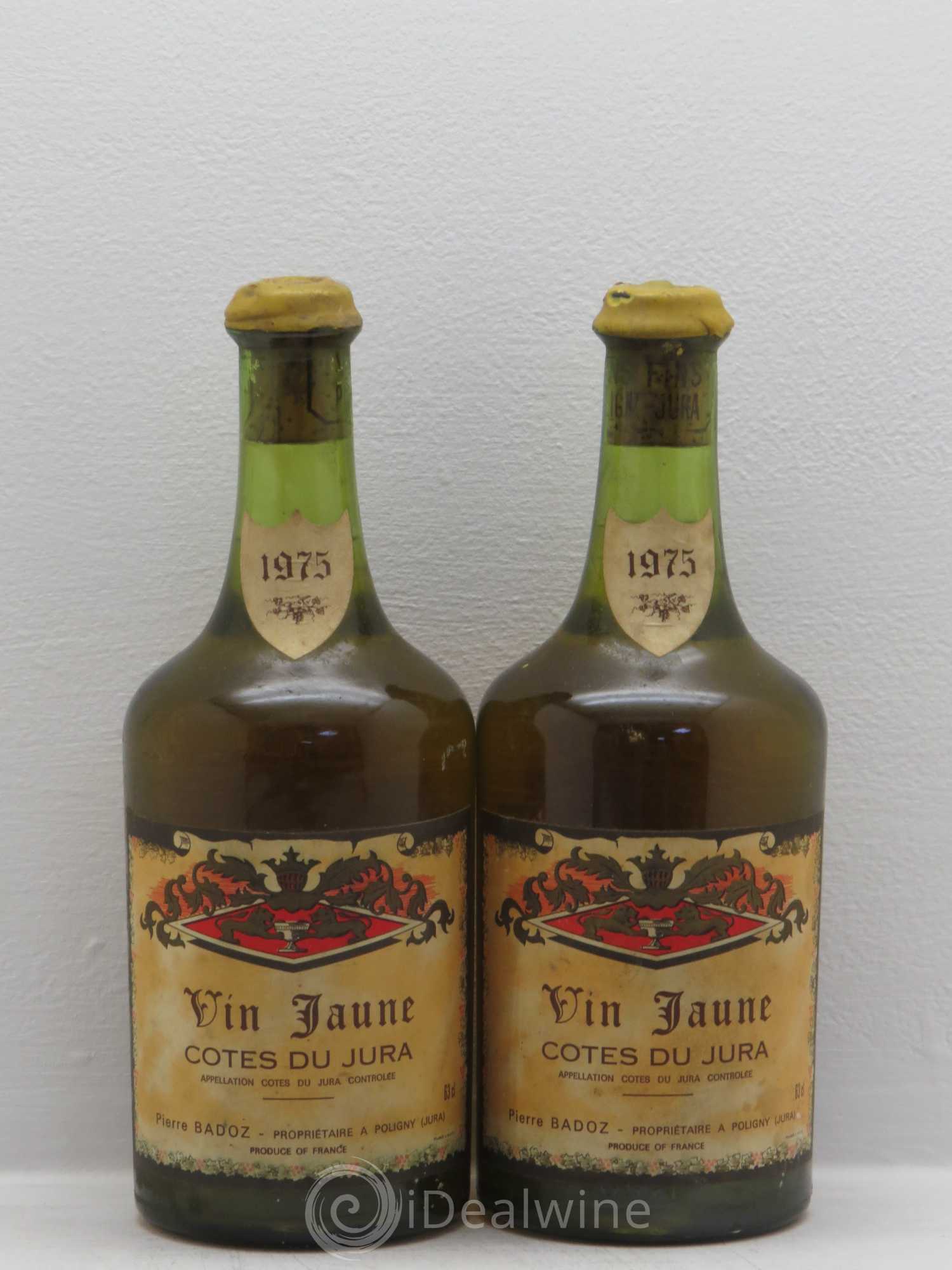 Arbois Vin Jaune Pierre Badoz 1975 - Posten von 2 Flaschen - 0