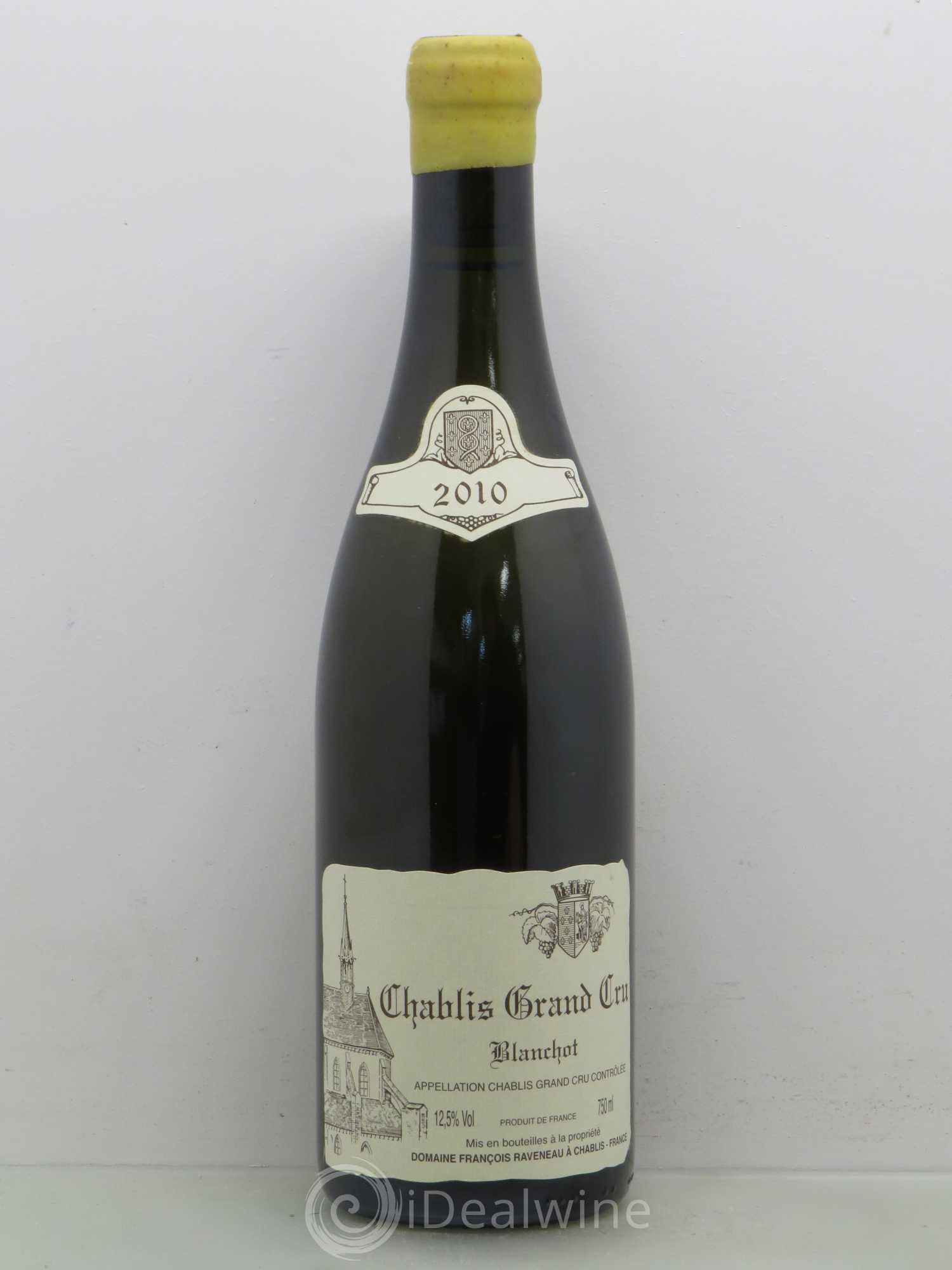 Chablis Grand Cru Blanchot Raveneau (Domaine) 2010 - Lot de 1 bouteille - 0
