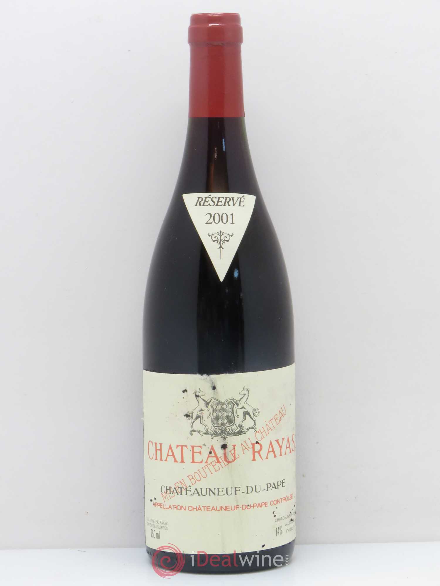 Châteauneuf-du-Pape Château Rayas Emmanuel Reynaud 2001 - Lot de 1 bouteille - 0