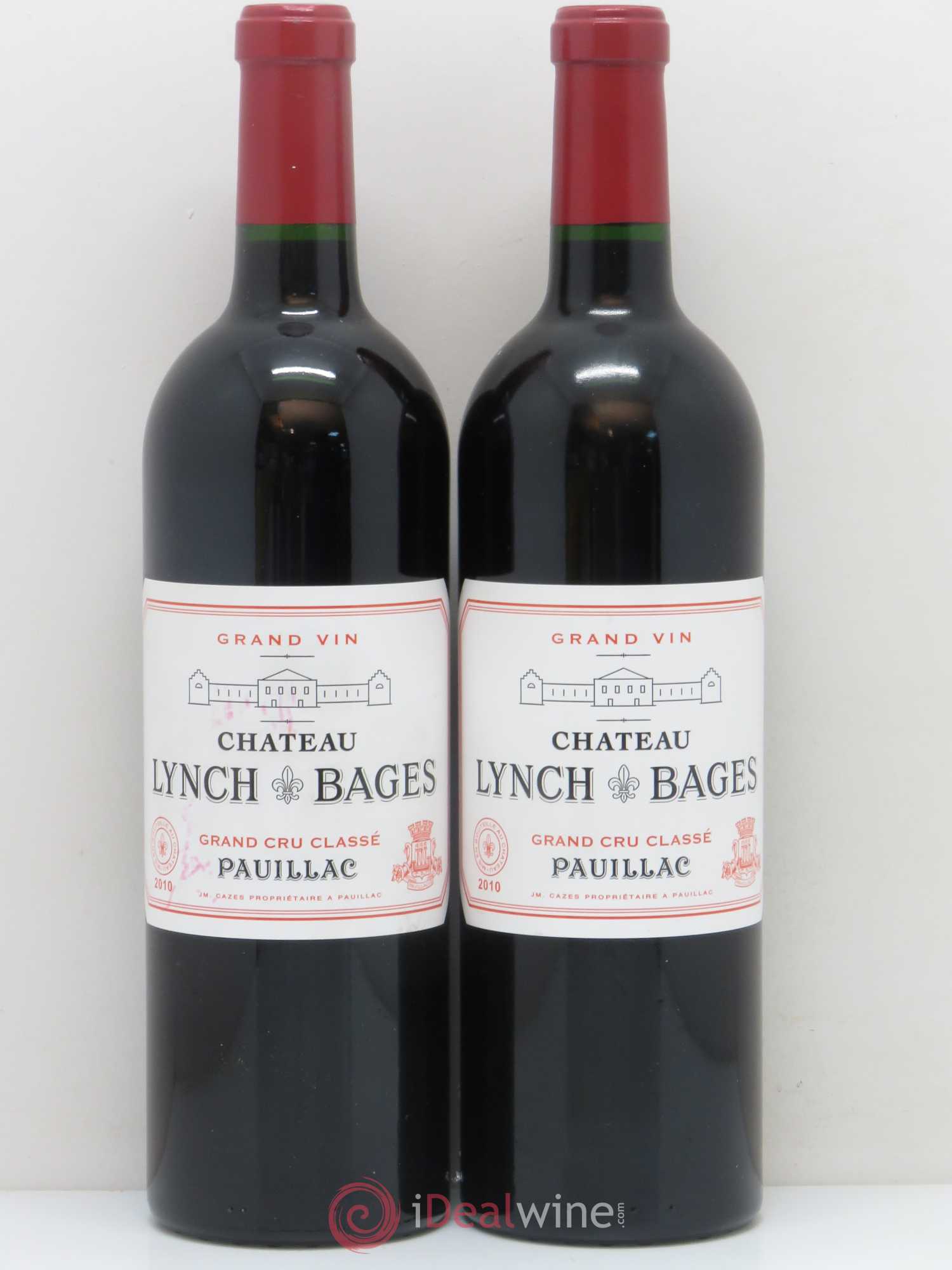 Château Lynch Bages 5ème Grand Cru Classé 2010 - Lot de 2 bouteilles - 0