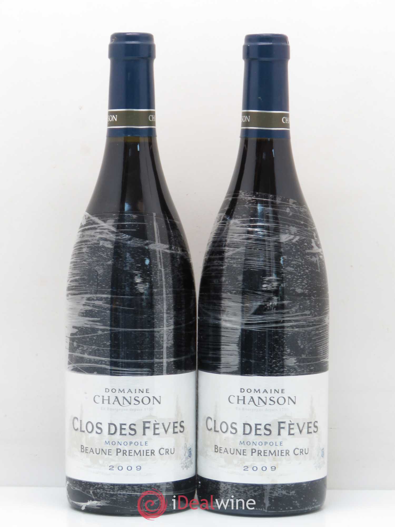 Beaune 1er Cru Clos des Fèves Domaine Chanson 2009 - Posten von 2 Flaschen - 0