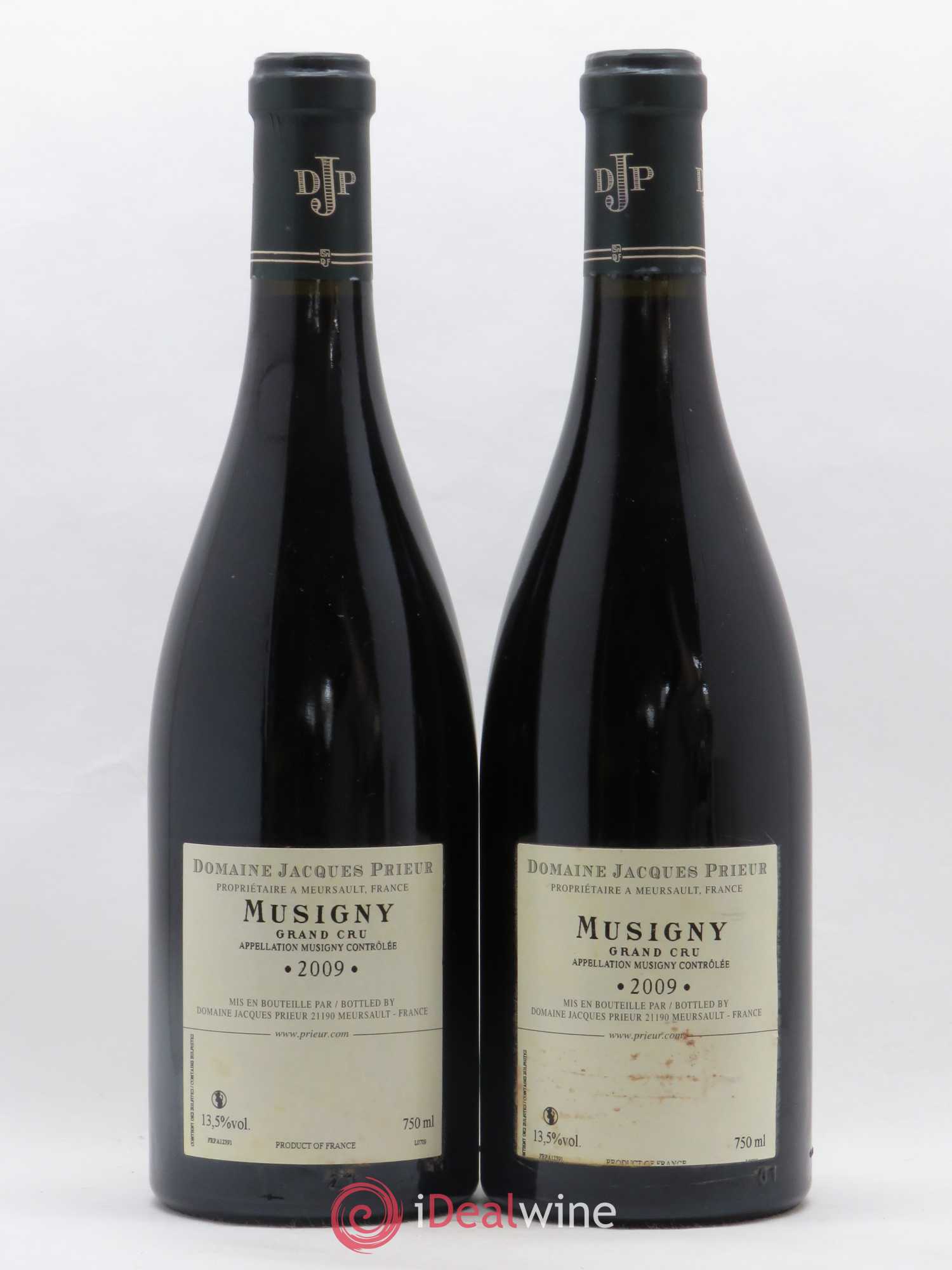 Musigny Grand Cru Jacques Prieur (Domaine) 2009 - Lot of 2 bottles - 1