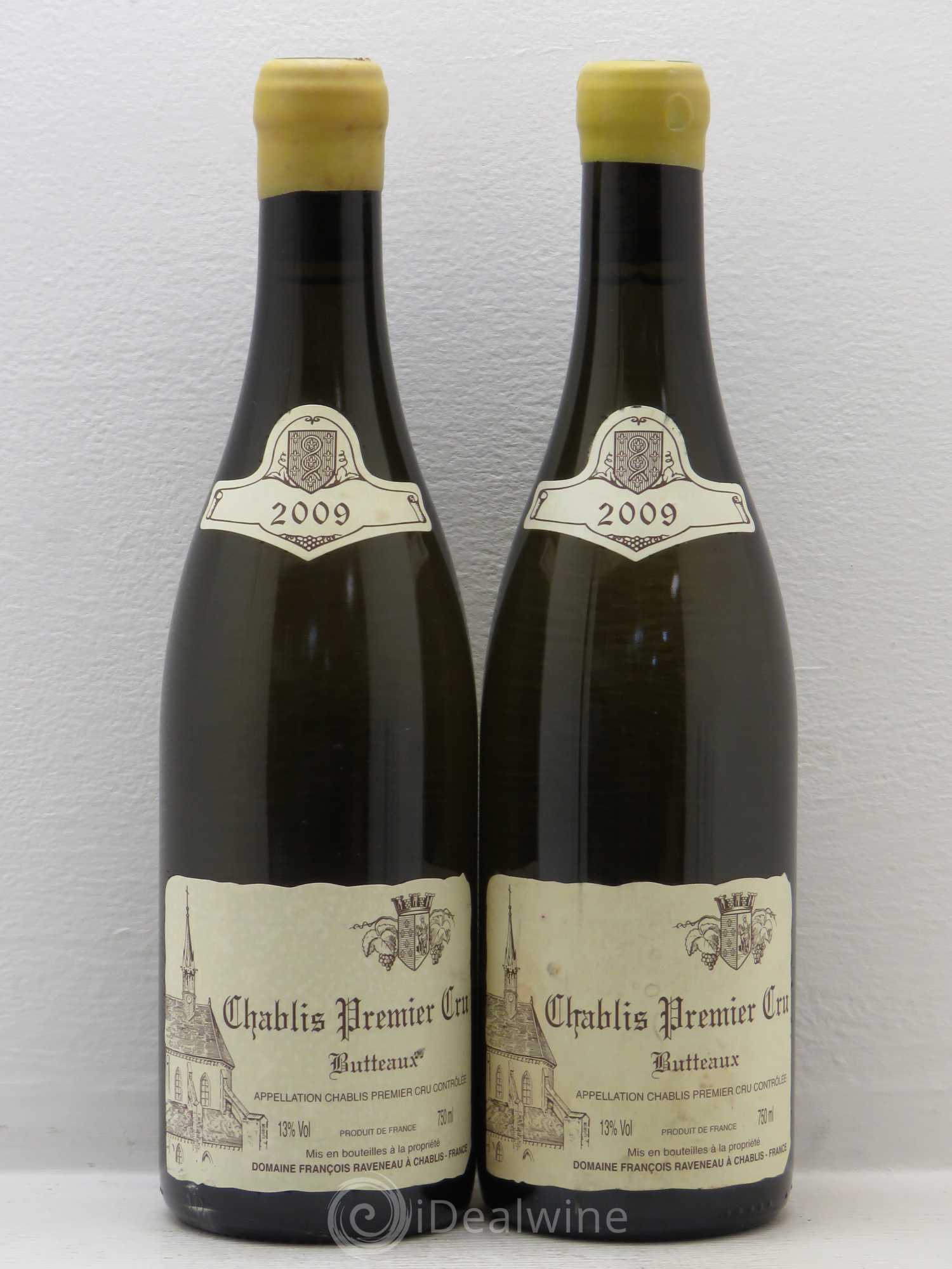Chablis 1er Cru Butteaux Raveneau (Domaine) 2009 - Lot de 2 bouteilles - 0