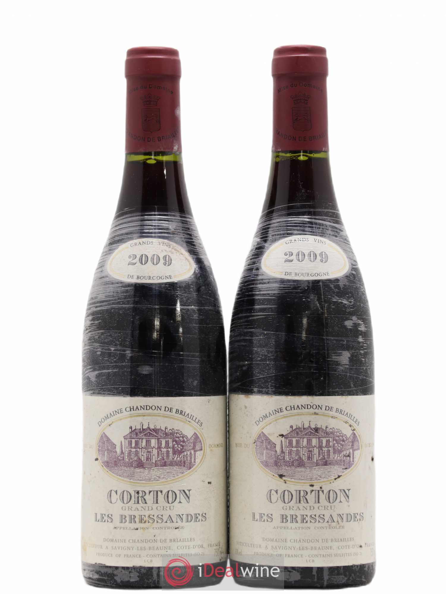 Corton Grand Cru Bressandes Chandon de Briailles 2009 - Lot de 2 bouteilles - 0