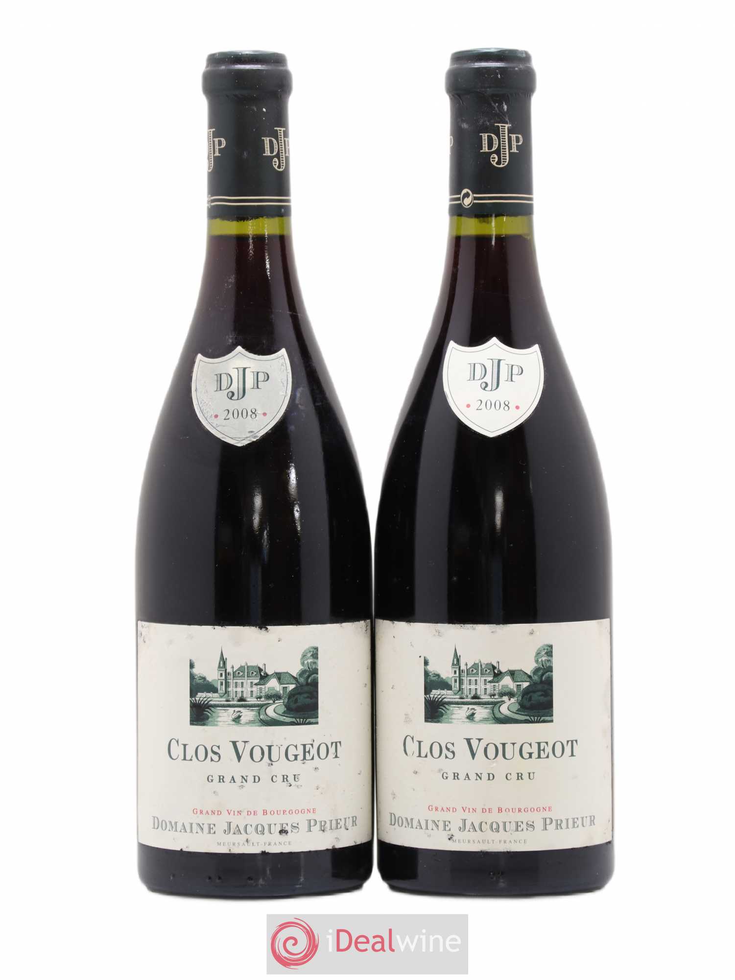 Clos de Vougeot Grand Cru Jacques Prieur (Domaine) 2008 - Lot de 2 bouteilles - 0