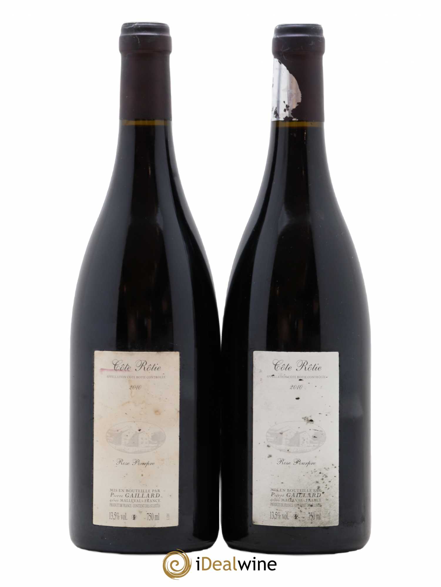 Côte-Rôtie Rose Pourpre Pierre Gaillard 2010 - Lot de 2 bouteilles - 1