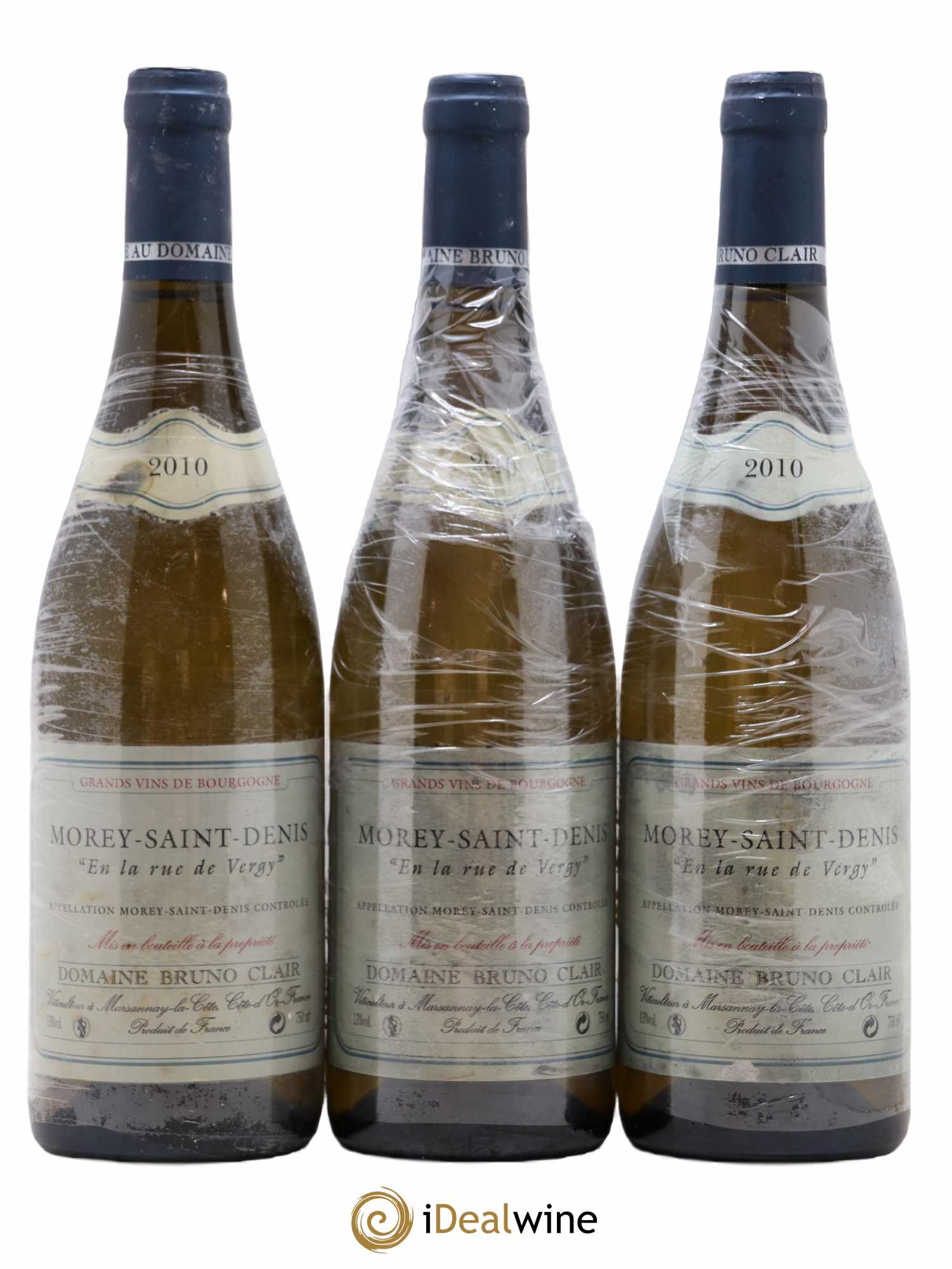 Morey-Saint-Denis En la Rue de Vergy Bruno Clair (Domaine) 2010 - Lot de 3 bouteilles - 0
