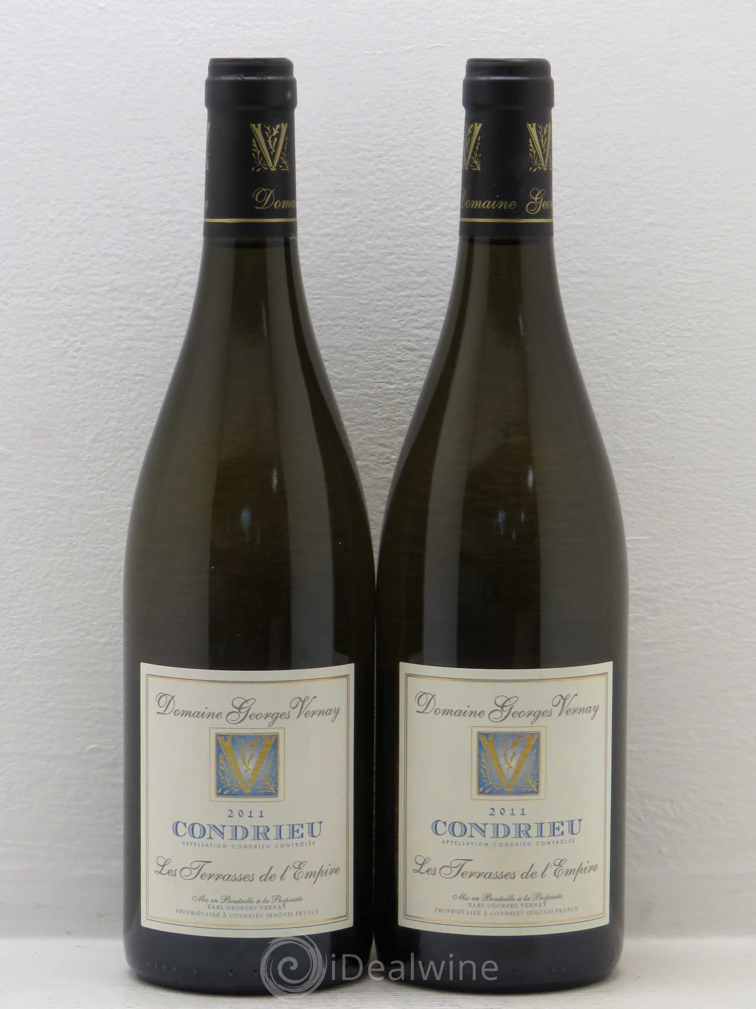 Condrieu Terrasses de l'Empire Georges Vernay 2011 - Lot de 2 bouteilles - 0