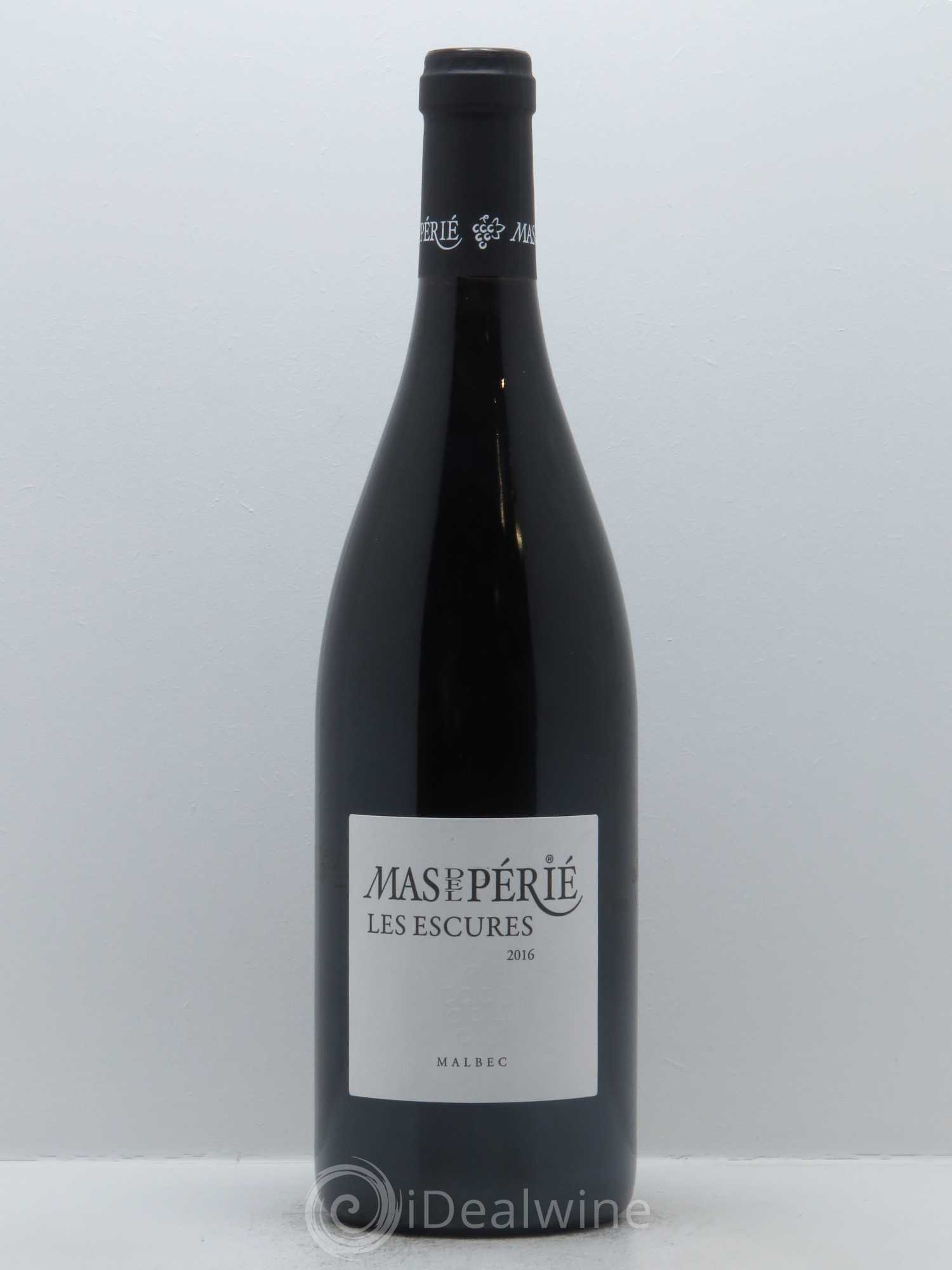 Cahors Mas Del Périé Les Escures Fabien Jouves 2016 - Lot de 1 bouteille - 0