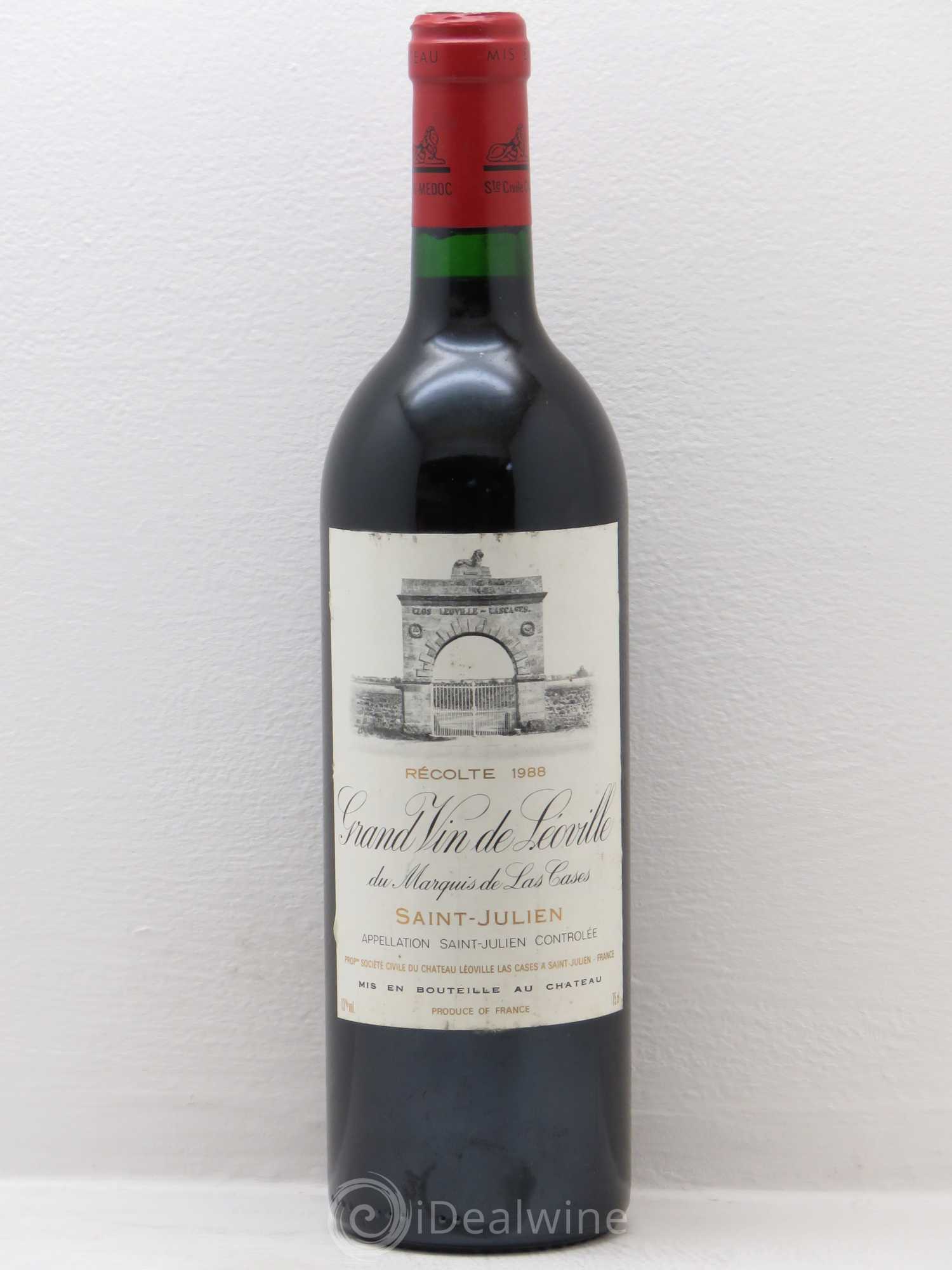 Château Léoville Las Cases 2ème Grand Cru Classé 1988 - Lot de 1 bouteille - 0