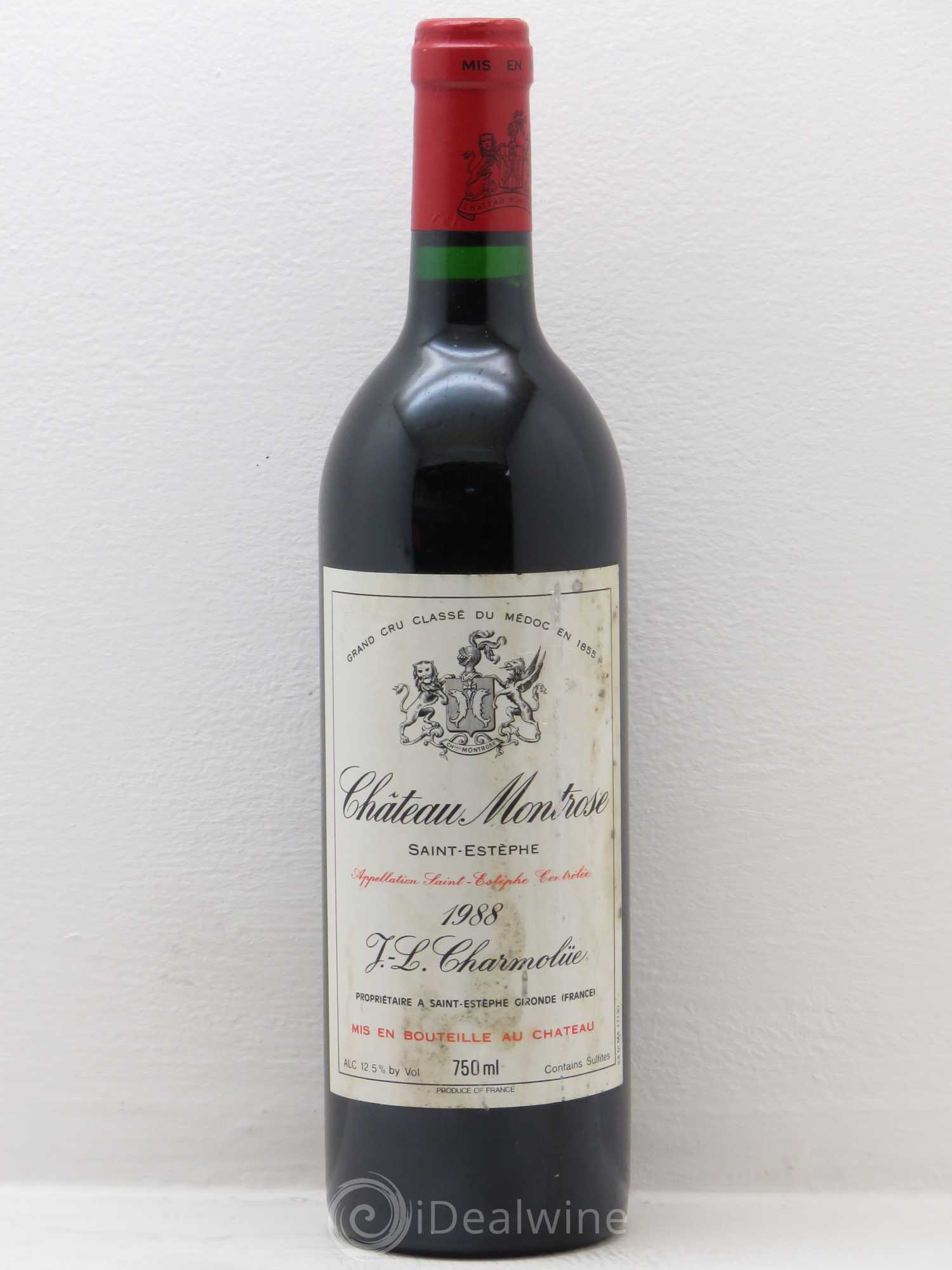 Château Montrose 2ème Grand Cru Classé 1988 - Lot de 1 bouteille - 0